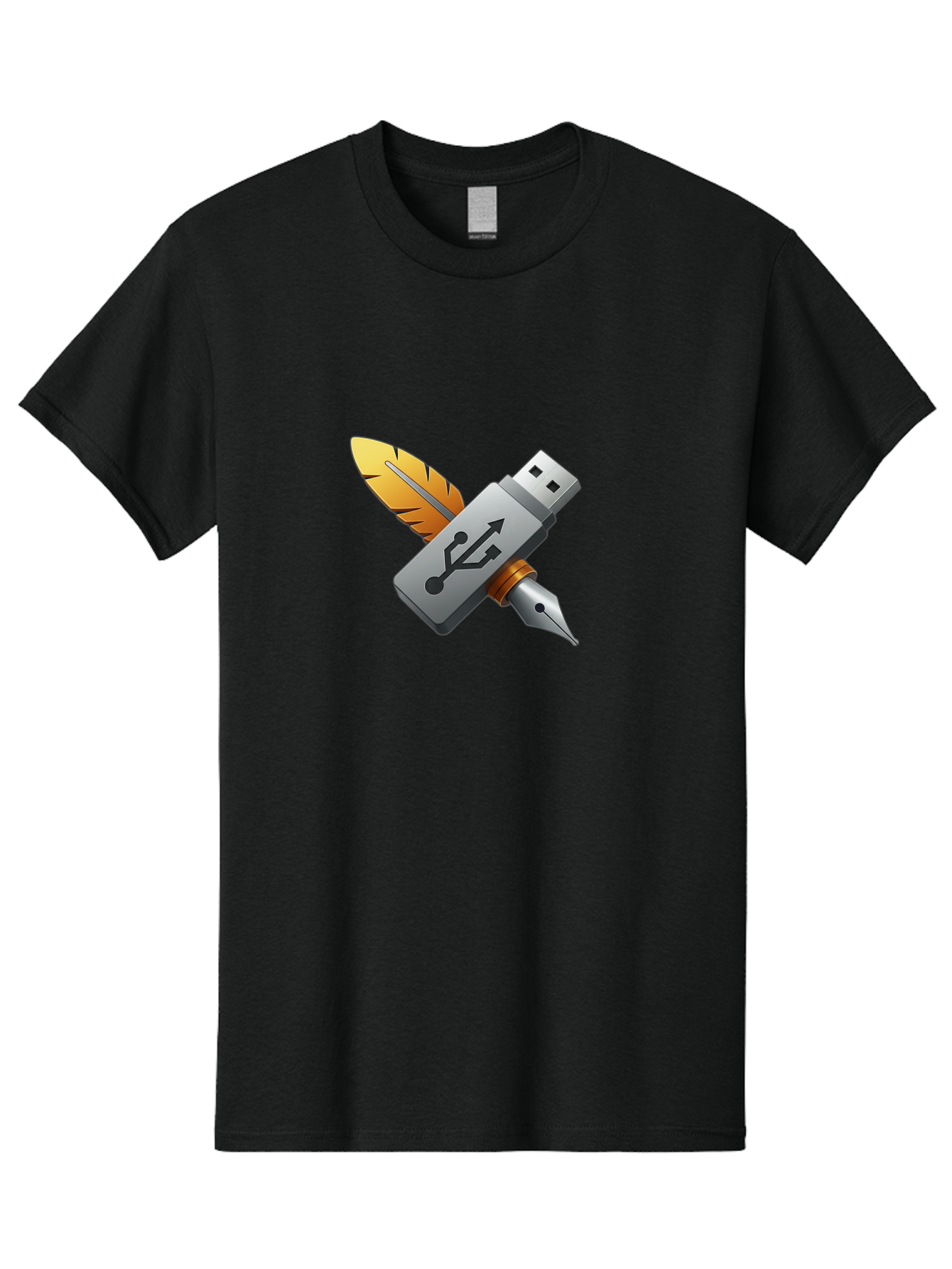 Usb Men'S Graphic Tee, 100% Cotton, Comfortable Casual Summer Wear, Machine Washable, Vintage Camera, Old Camera, Antique Camera, Black Camera, Classic Photography, Photography Equipment, Nostalgic Device, Film Camera, Camera Art Bah309 8