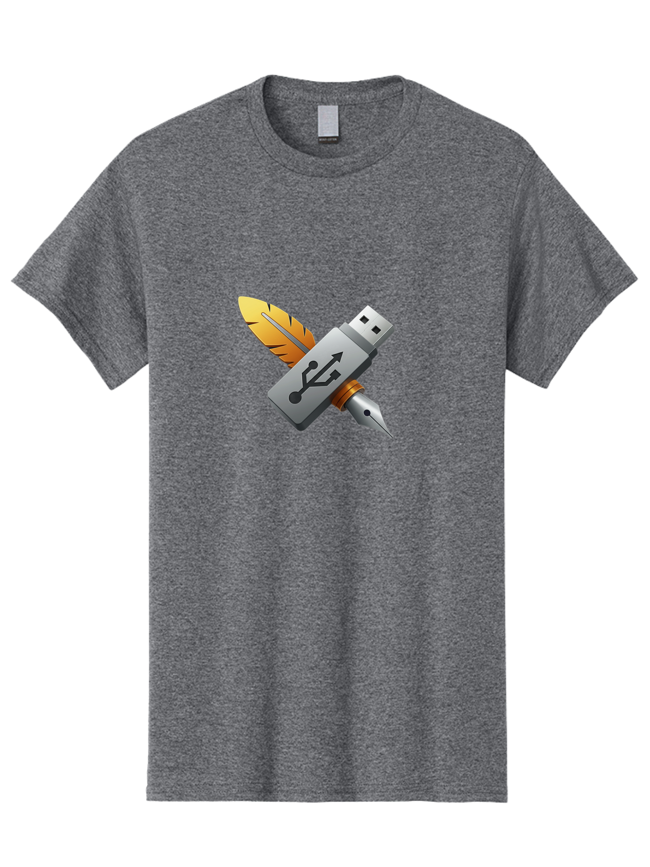 Usb Men'S Graphic Tee, 100% Cotton, Comfortable Casual Summer Wear, Machine Washable, Vintage Camera, Old Camera, Antique Camera, Black Camera, Classic Photography, Photography Equipment, Nostalgic Device, Film Camera, Camera Art Bah309 9