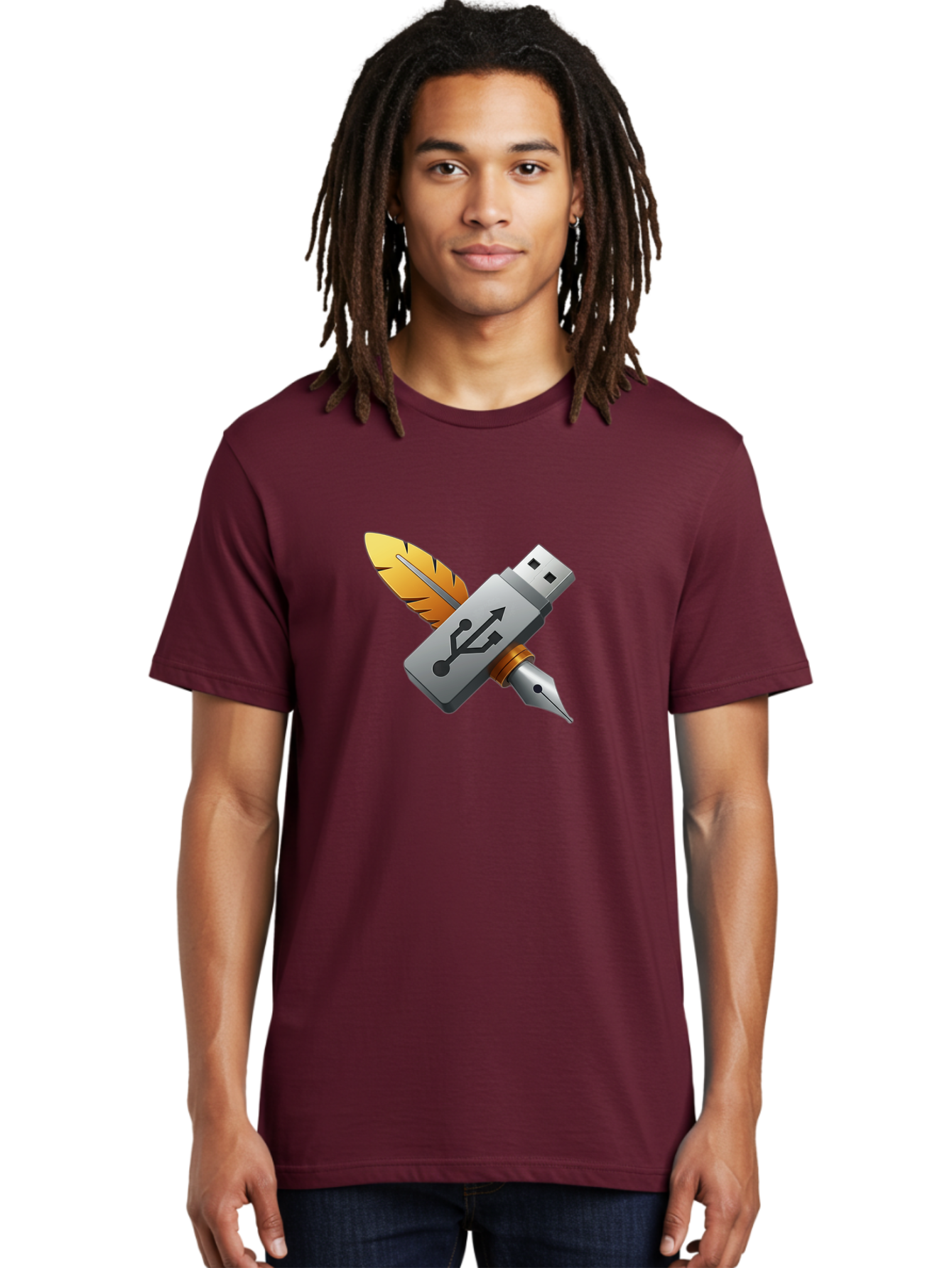 Usb Men'S Graphic Tee, 100% Cotton, Comfortable Casual Summer Wear, Machine Washable, Vintage Camera, Old Camera, Antique Camera, Black Camera, Classic Photography, Photography Equipment, Nostalgic Device, Film Camera, Camera Art Bah309 21