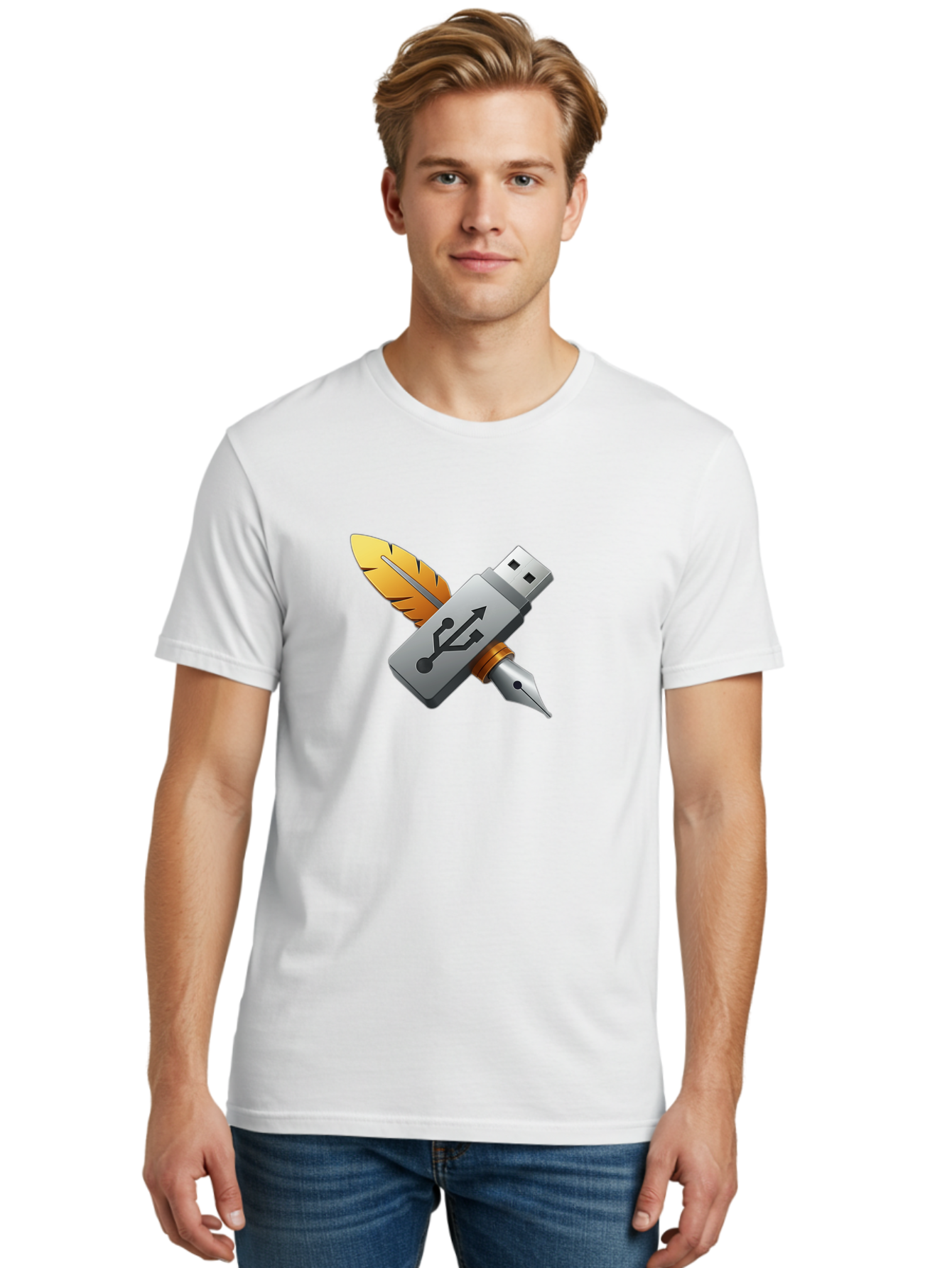 Usb Men'S Graphic Tee, 100% Cotton, Comfortable Casual Summer Wear, Machine Washable, Vintage Camera, Old Camera, Antique Camera, Black Camera, Classic Photography, Photography Equipment, Nostalgic Device, Film Camera, Camera Art Bah309 19