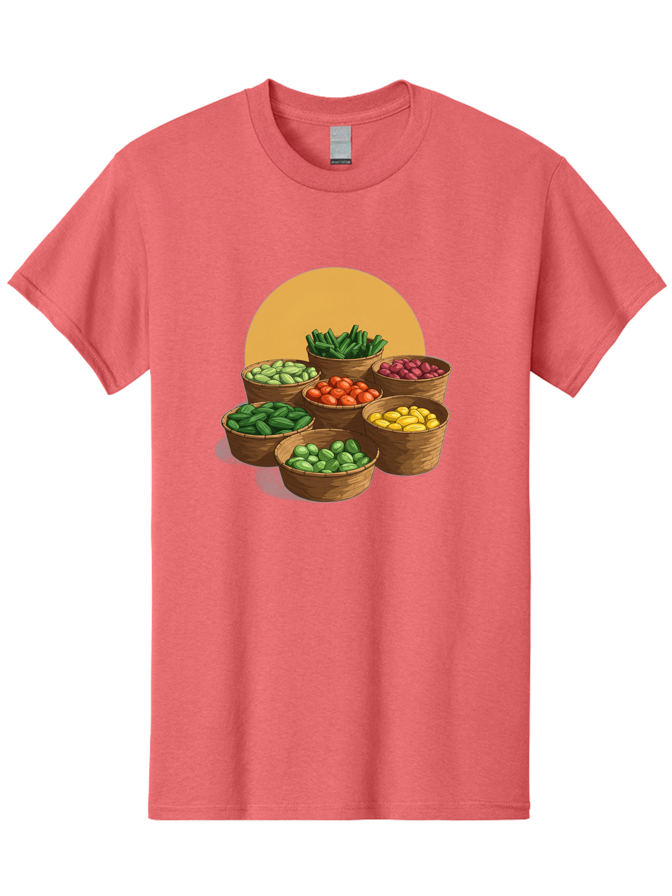 Vegetable-Baskets-1 Men'S Graphic Tee, 100% Cotton, Comfortable Casual Summer Wear, Machine Washable, Vintage Camera, Old Camera, Antique Camera, Black Camera, Classic Photography, Photography Equipment, Nostalgic Device, Film Camera, Bah311 14