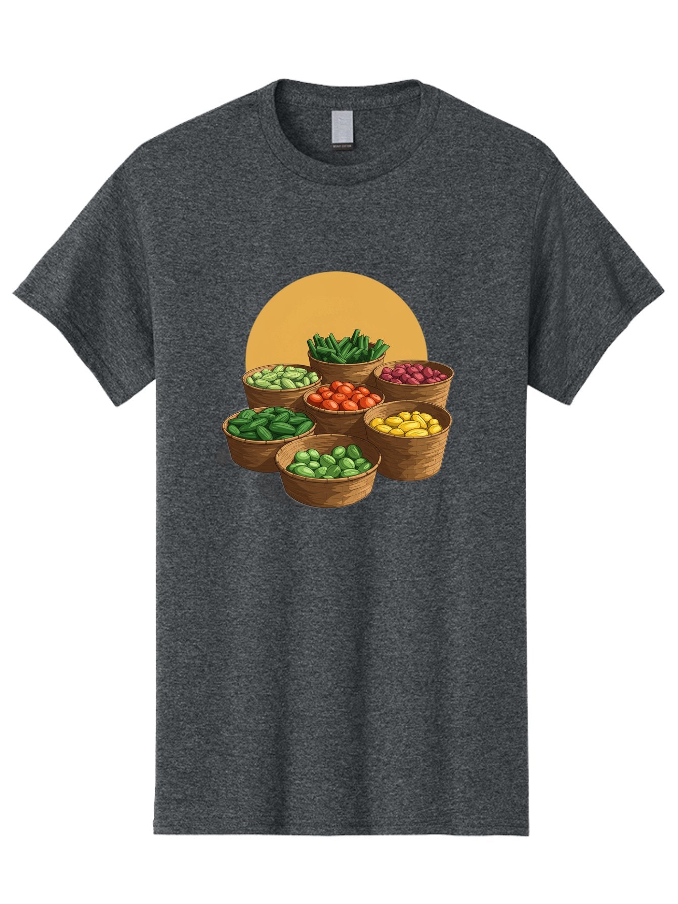 Vegetable-Baskets-1 Men'S Graphic Tee, 100% Cotton, Comfortable Casual Summer Wear, Machine Washable, Vintage Camera, Old Camera, Antique Camera, Black Camera, Classic Photography, Photography Equipment, Nostalgic Device, Film Camera, Bah311 15