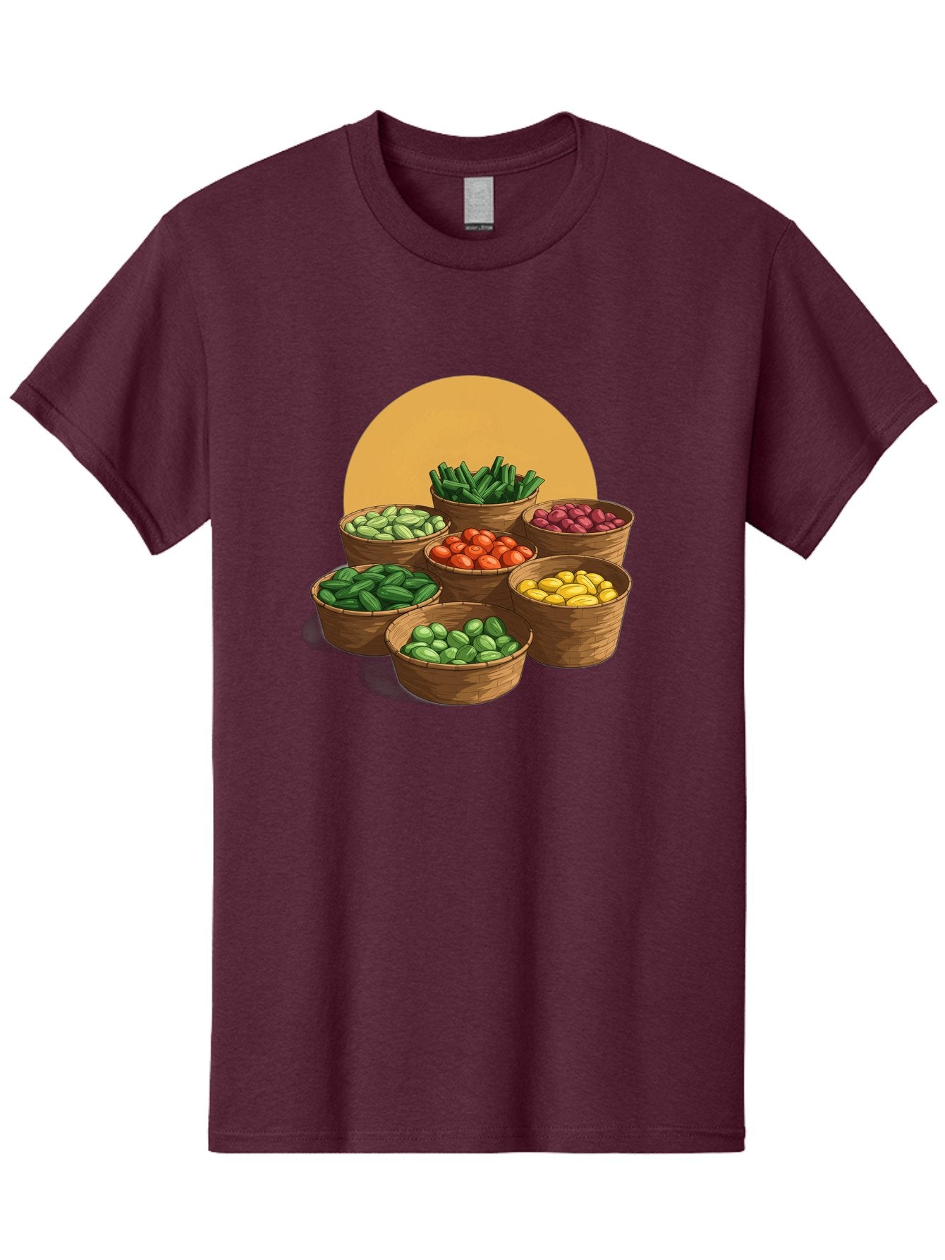 Vegetable-Baskets-1 Men'S Graphic Tee, 100% Cotton, Comfortable Casual Summer Wear, Machine Washable, Vintage Camera, Old Camera, Antique Camera, Black Camera, Classic Photography, Photography Equipment, Nostalgic Device, Film Camera, Bah311 14