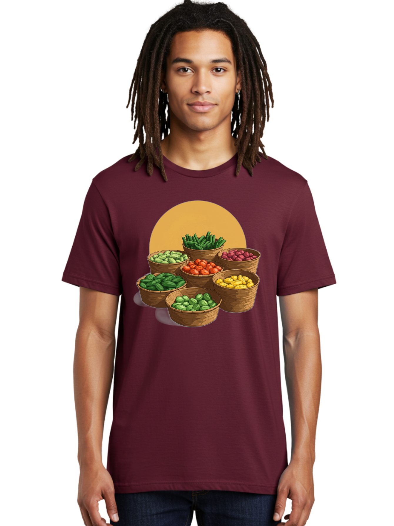 Vegetable-Baskets-1 Men'S Graphic Tee, 100% Cotton, Comfortable Casual Summer Wear, Machine Washable, Vintage Camera, Old Camera, Antique Camera, Black Camera, Classic Photography, Photography Equipment, Nostalgic Device, Film Camera, Bah311 17