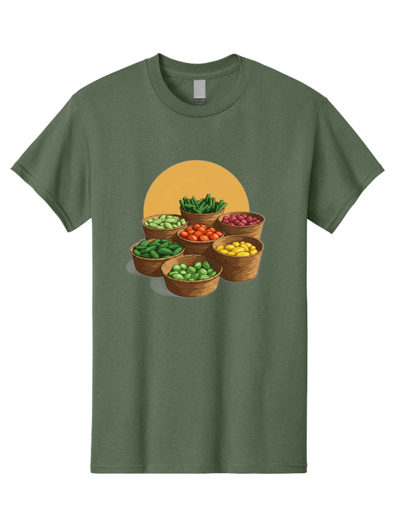 Vegetable-Baskets-1 Men'S Graphic Tee, 100% Cotton, Comfortable Casual Summer Wear, Machine Washable, Vintage Camera, Old Camera, Antique Camera, Black Camera, Classic Photography, Photography Equipment, Nostalgic Device, Film Camera, Bah311 13