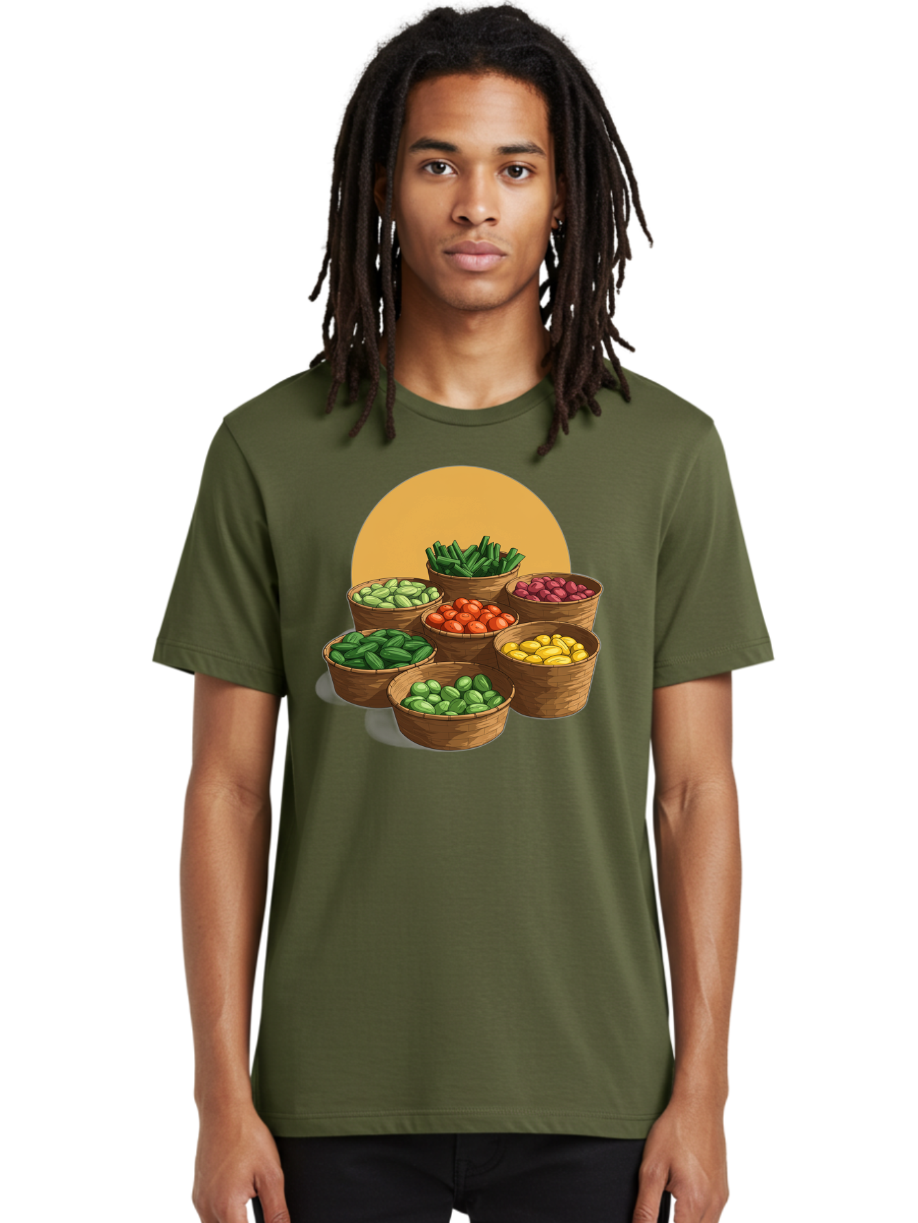 Vegetable-Baskets-1 Men'S Graphic Tee, 100% Cotton, Comfortable Casual Summer Wear, Machine Washable, Vintage Camera, Old Camera, Antique Camera, Black Camera, Classic Photography, Photography Equipment, Nostalgic Device, Film Camera, Bah311 28