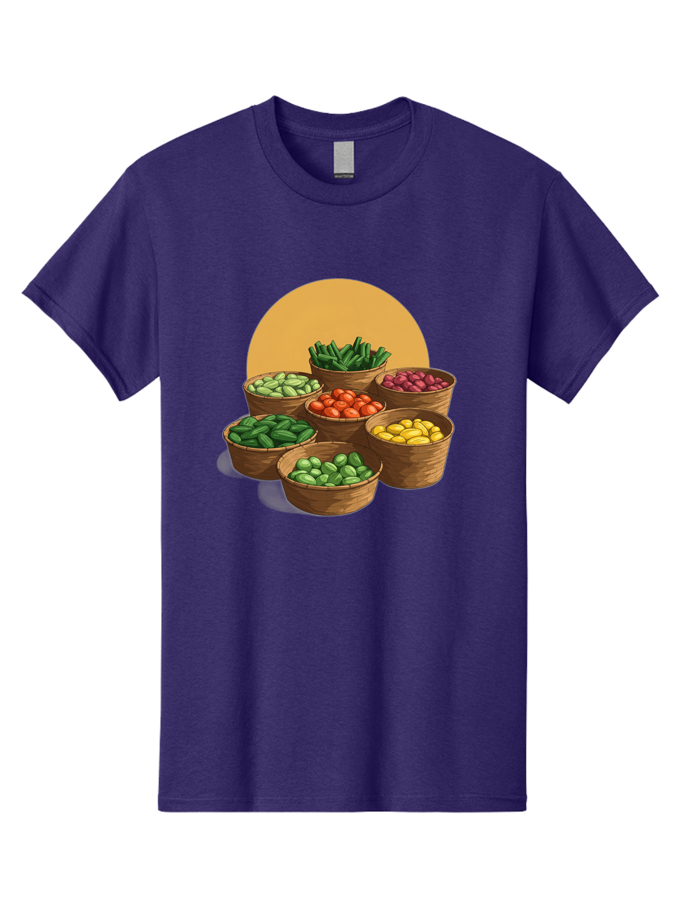 Vegetable-Baskets-1 Men'S Graphic Tee, 100% Cotton, Comfortable Casual Summer Wear, Machine Washable, Vintage Camera, Old Camera, Antique Camera, Black Camera, Classic Photography, Photography Equipment, Nostalgic Device, Film Camera, Bah311 15