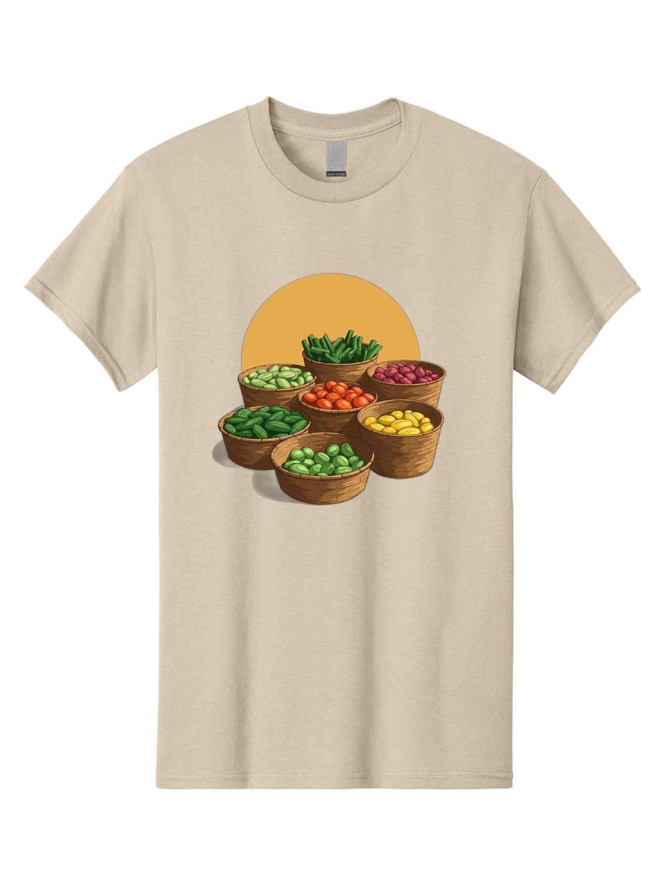 Vegetable-Baskets-1 Men'S Graphic Tee, 100% Cotton, Comfortable Casual Summer Wear, Machine Washable, Vintage Camera, Old Camera, Antique Camera, Black Camera, Classic Photography, Photography Equipment, Nostalgic Device, Film Camera, Bah311 5