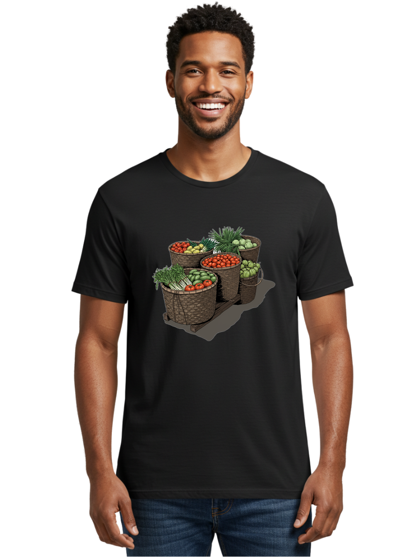 Vegetable-Baskets-2 Men'S Graphic Tee, 100% Cotton, Comfortable Casual Summer Wear, Machine Washable, Vintage Camera, Old Camera, Antique Camera, Black Camera, Classic Photography, Photography Equipment, Nostalgic Device, Film Camera, Bah312 28