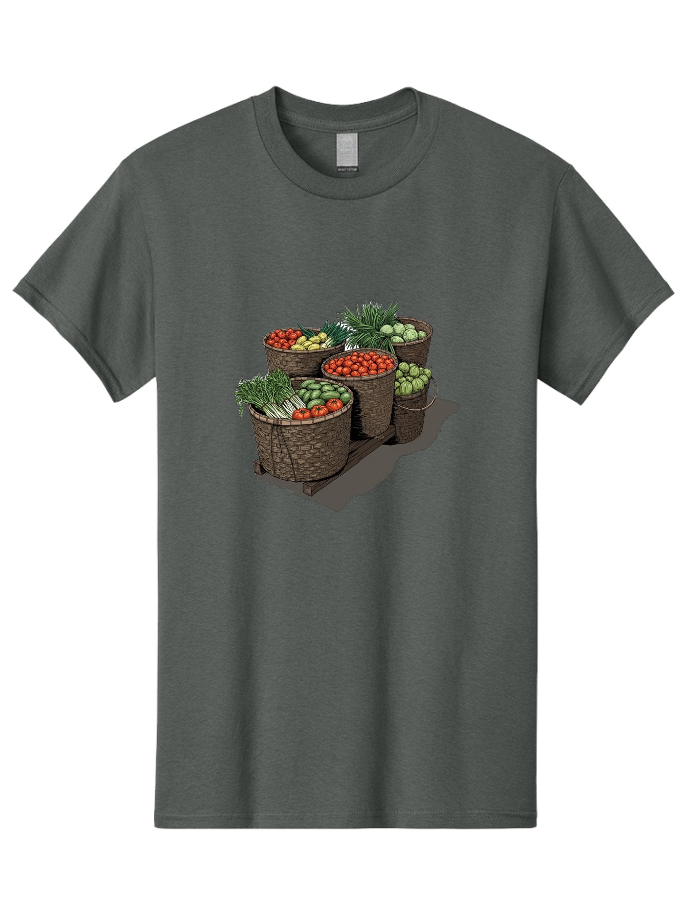 Vegetable-Baskets-2 Men'S Graphic Tee, 100% Cotton, Comfortable Casual Summer Wear, Machine Washable, Vintage Camera, Old Camera, Antique Camera, Black Camera, Classic Photography, Photography Equipment, Nostalgic Device, Film Camera, Bah312 6