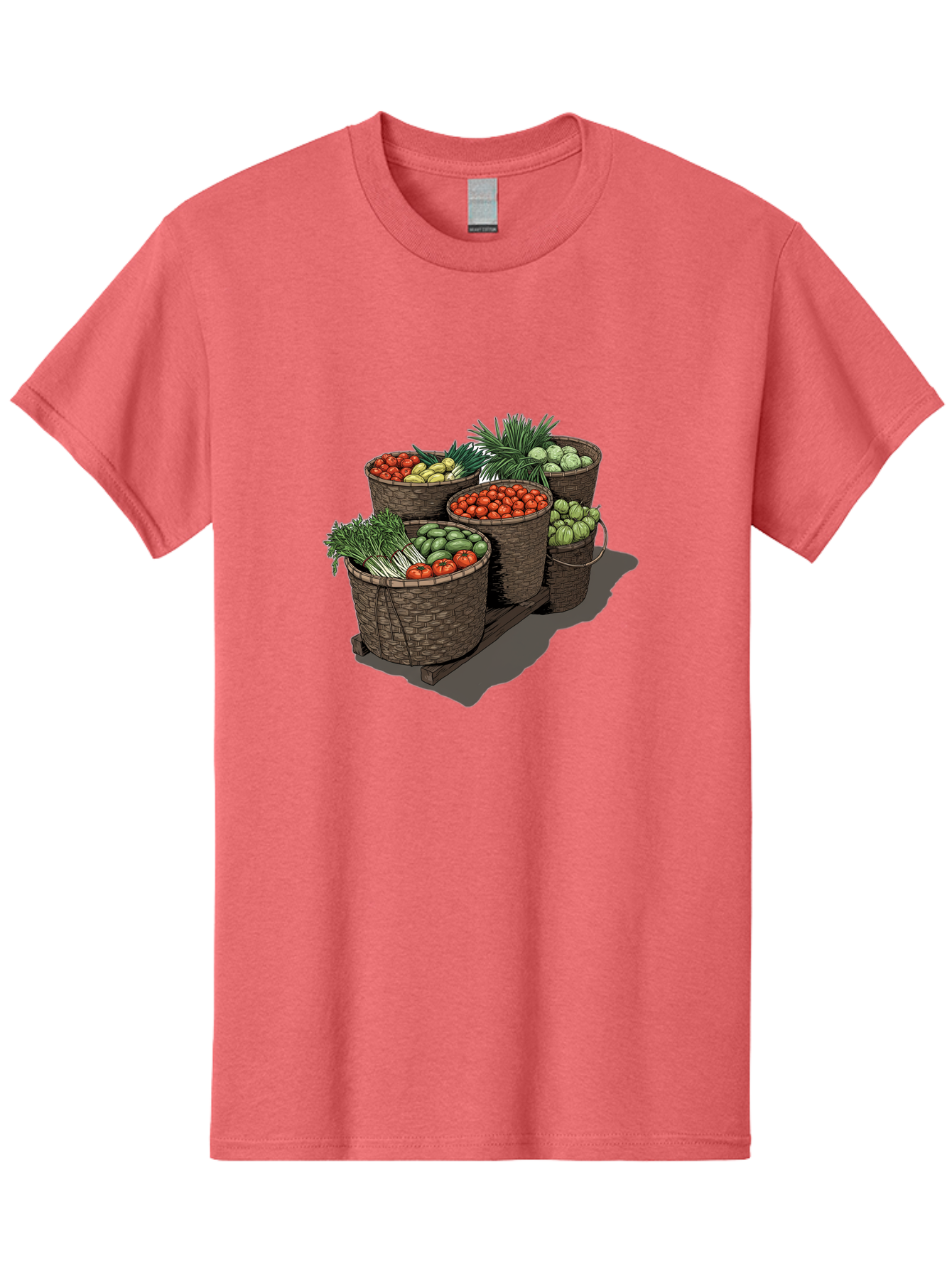 Vegetable-Baskets-2 Men'S Graphic Tee, 100% Cotton, Comfortable Casual Summer Wear, Machine Washable, Vintage Camera, Old Camera, Antique Camera, Black Camera, Classic Photography, Photography Equipment, Nostalgic Device, Film Camera, Bah312 5