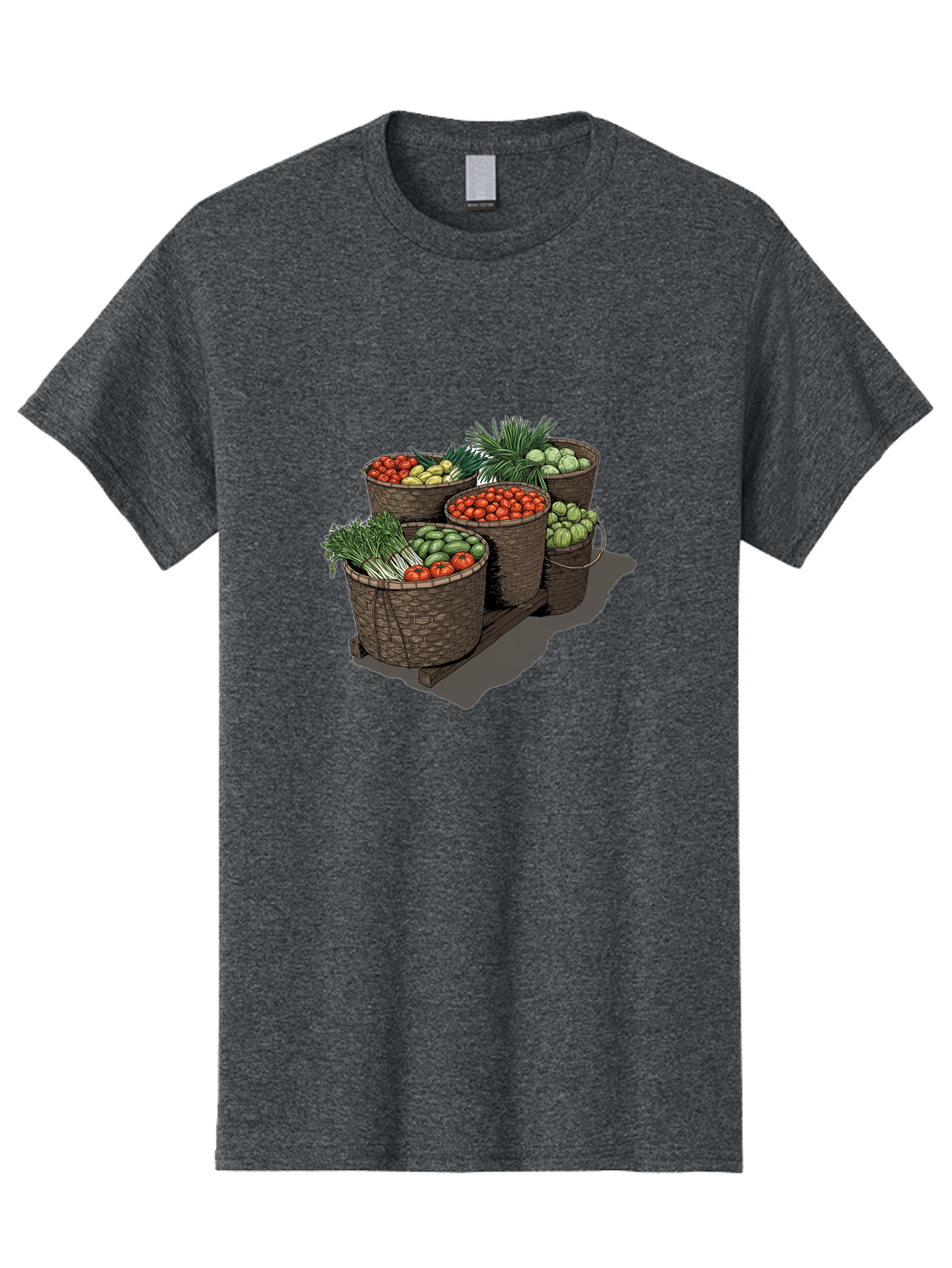 Vegetable-Baskets-2 Men'S Graphic Tee, 100% Cotton, Comfortable Casual Summer Wear, Machine Washable, Vintage Camera, Old Camera, Antique Camera, Black Camera, Classic Photography, Photography Equipment, Nostalgic Device, Film Camera, Bah312 9