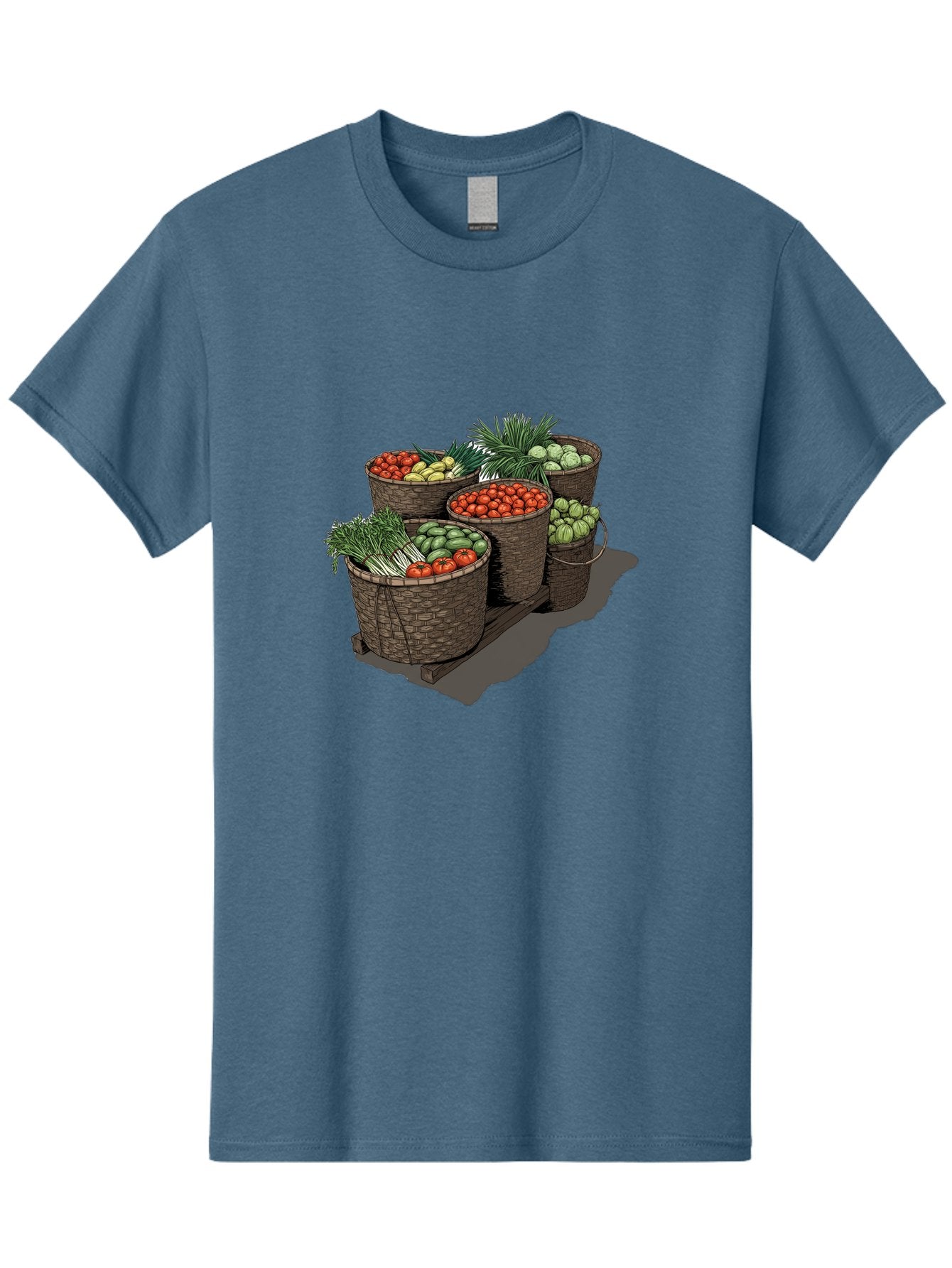 Vegetable-Baskets-2 Men'S Graphic Tee, 100% Cotton, Comfortable Casual Summer Wear, Machine Washable, Vintage Camera, Old Camera, Antique Camera, Black Camera, Classic Photography, Photography Equipment, Nostalgic Device, Film Camera, Bah312 12