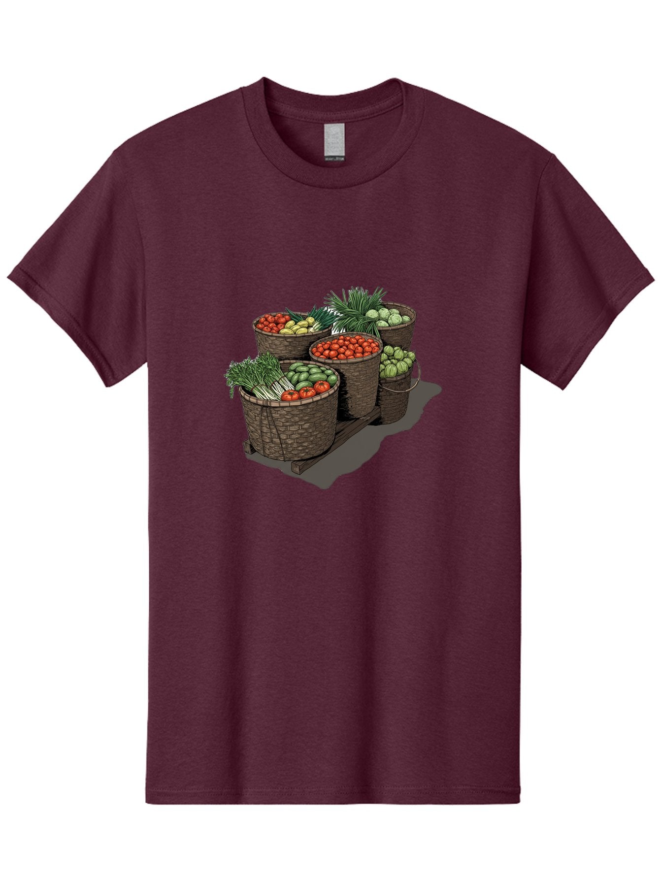 Vegetable-Baskets-2 Men'S Graphic Tee, 100% Cotton, Comfortable Casual Summer Wear, Machine Washable, Vintage Camera, Old Camera, Antique Camera, Black Camera, Classic Photography, Photography Equipment, Nostalgic Device, Film Camera, Bah312 14