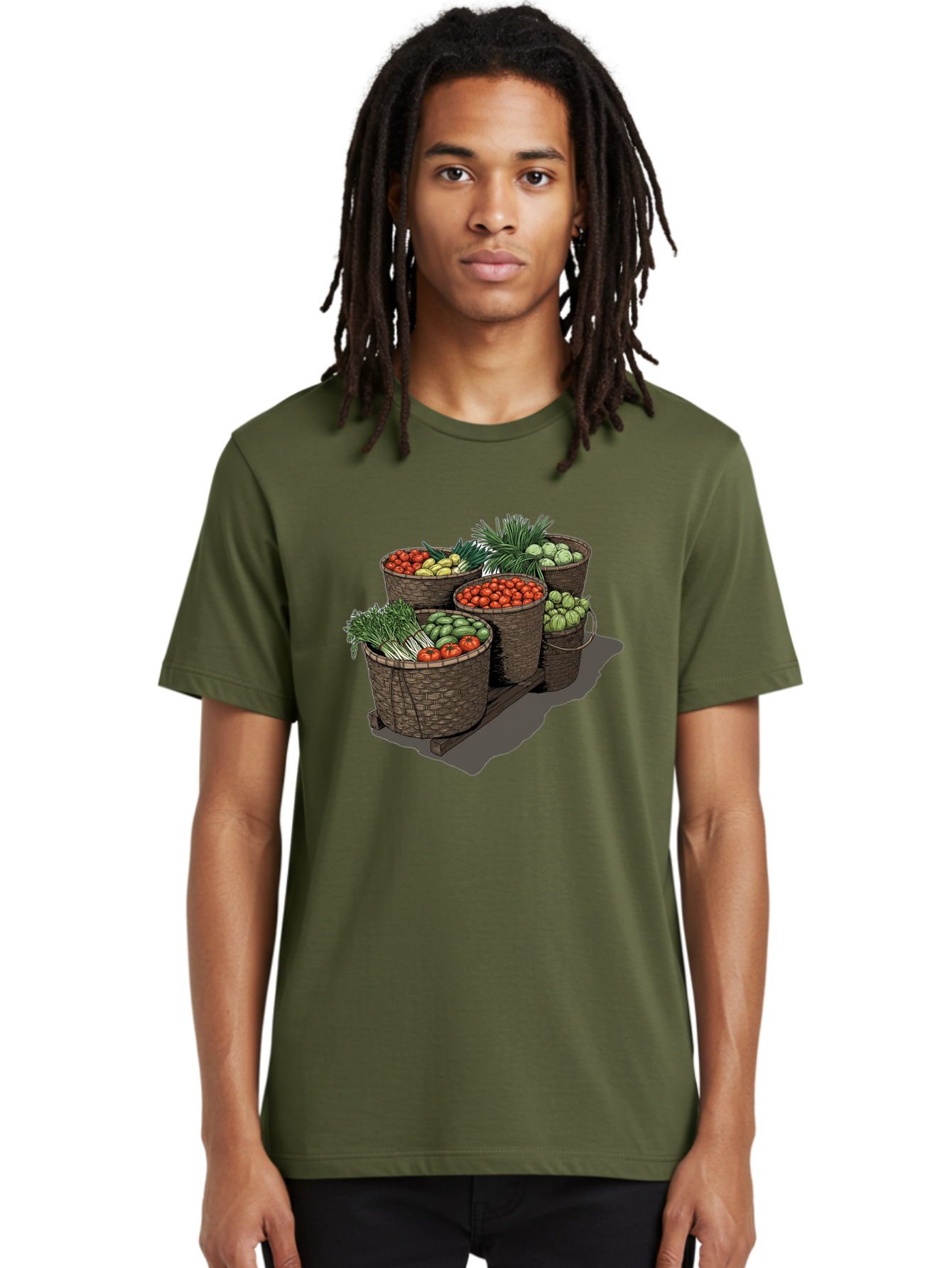 Vegetable-Baskets-2 Men'S Graphic Tee, 100% Cotton, Comfortable Casual Summer Wear, Machine Washable, Vintage Camera, Old Camera, Antique Camera, Black Camera, Classic Photography, Photography Equipment, Nostalgic Device, Film Camera, Bah312 16