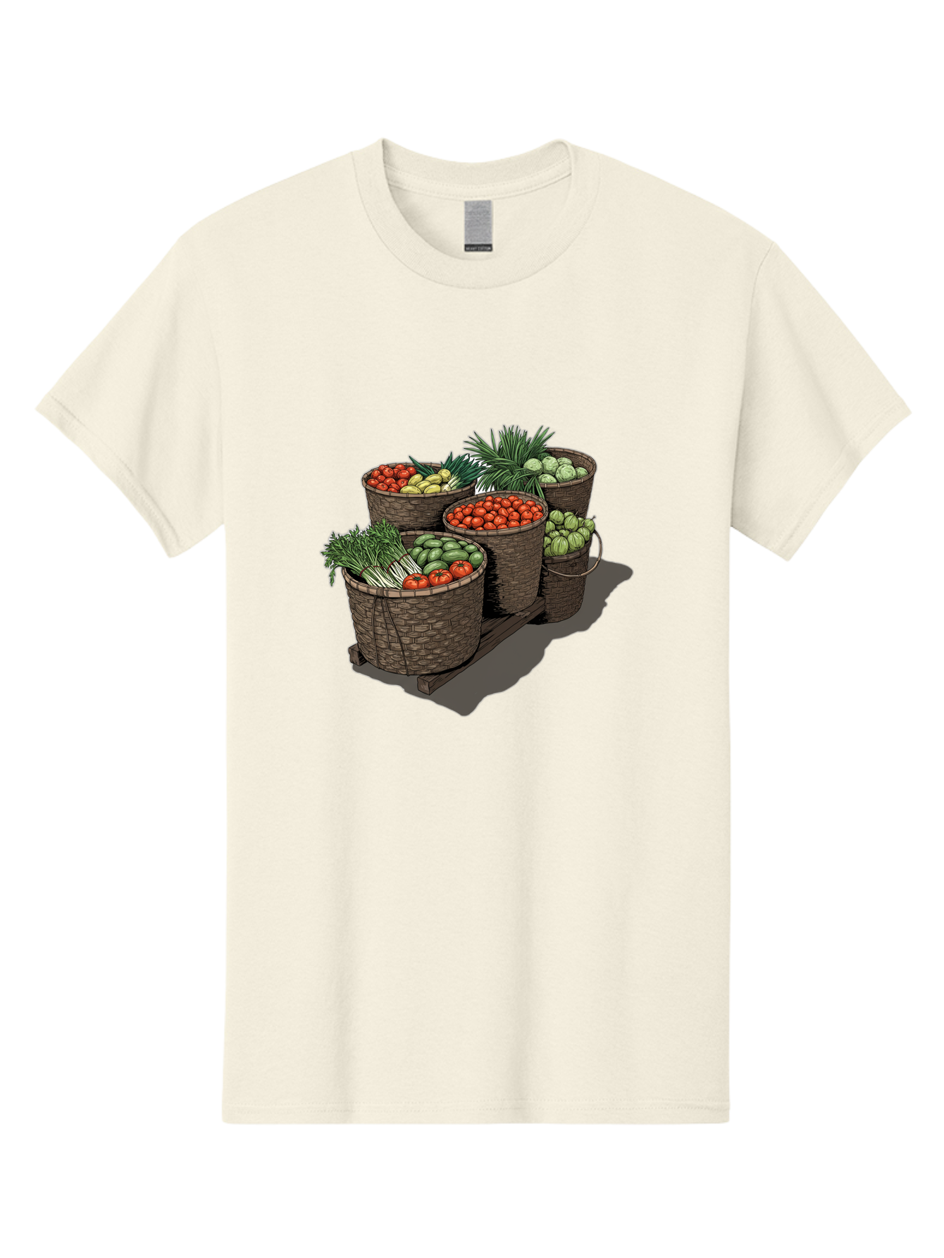 Vegetable-Baskets-2 Men'S Graphic Tee, 100% Cotton, Comfortable Casual Summer Wear, Machine Washable, Vintage Camera, Old Camera, Antique Camera, Black Camera, Classic Photography, Photography Equipment, Nostalgic Device, Film Camera, Bah312 6