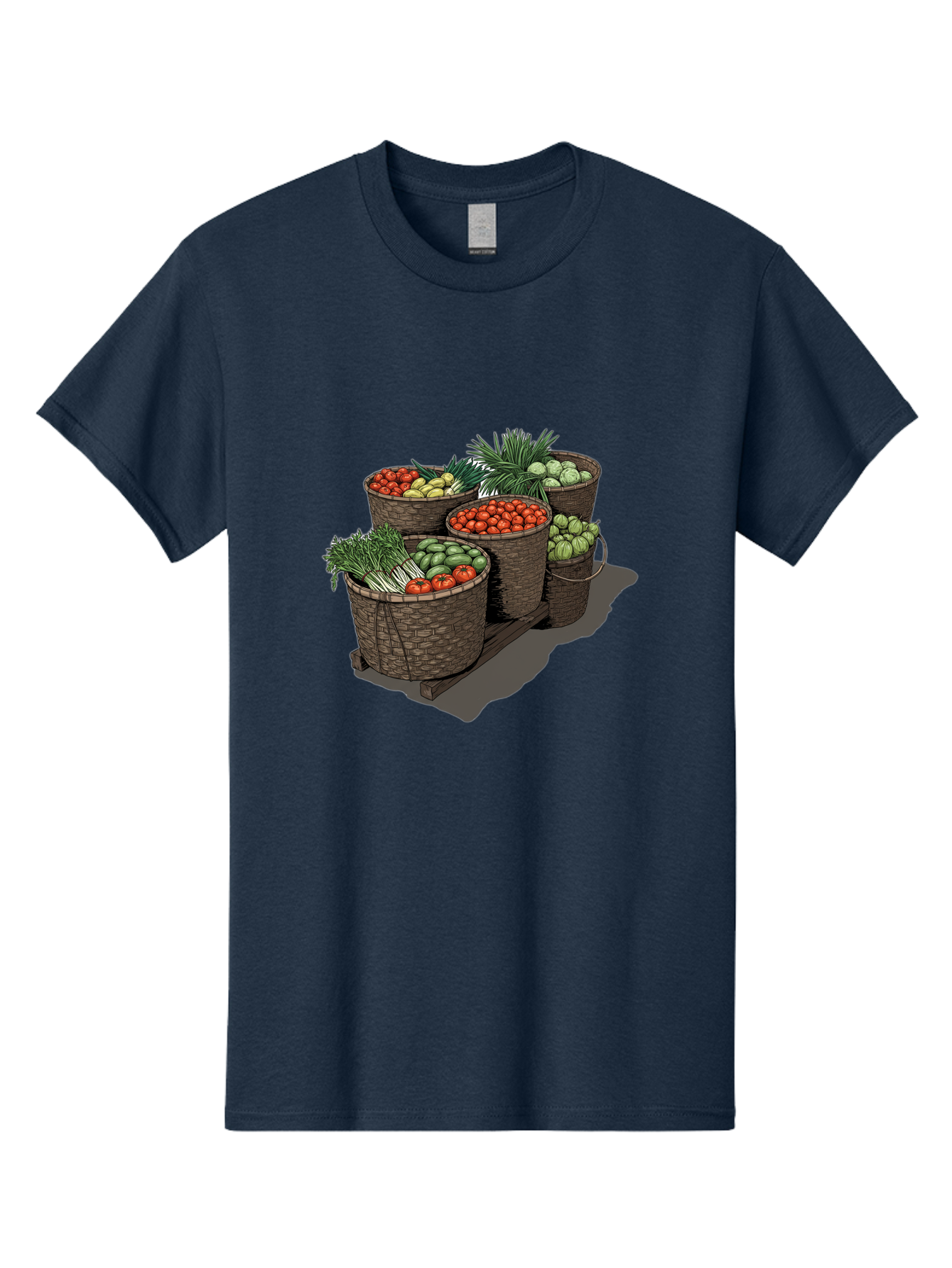 Vegetable-Baskets-2 Men'S Graphic Tee, 100% Cotton, Comfortable Casual Summer Wear, Machine Washable, Vintage Camera, Old Camera, Antique Camera, Black Camera, Classic Photography, Photography Equipment, Nostalgic Device, Film Camera, Bah312 8