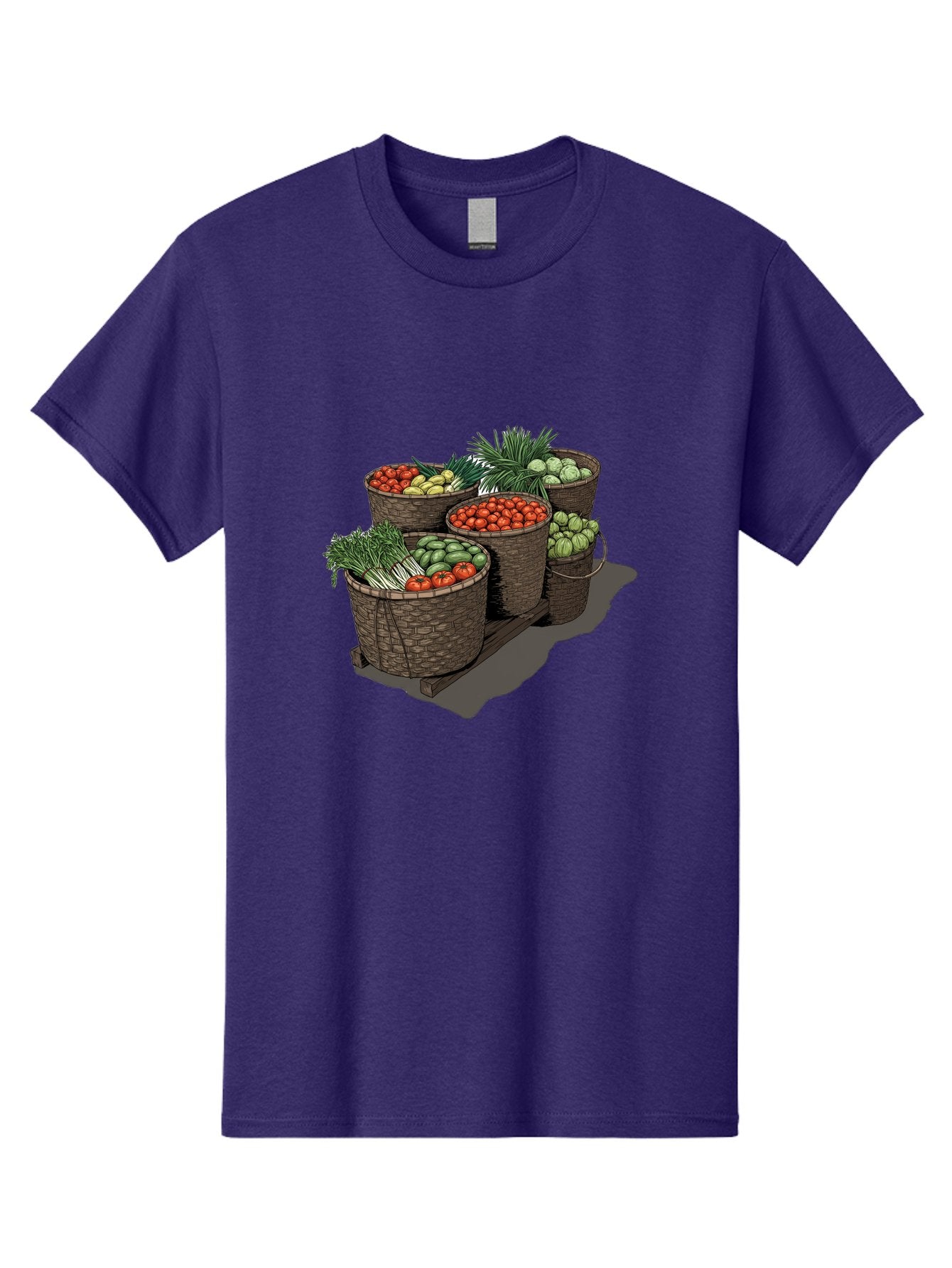 Vegetable-Baskets-2 Men'S Graphic Tee, 100% Cotton, Comfortable Casual Summer Wear, Machine Washable, Vintage Camera, Old Camera, Antique Camera, Black Camera, Classic Photography, Photography Equipment, Nostalgic Device, Film Camera, Bah312