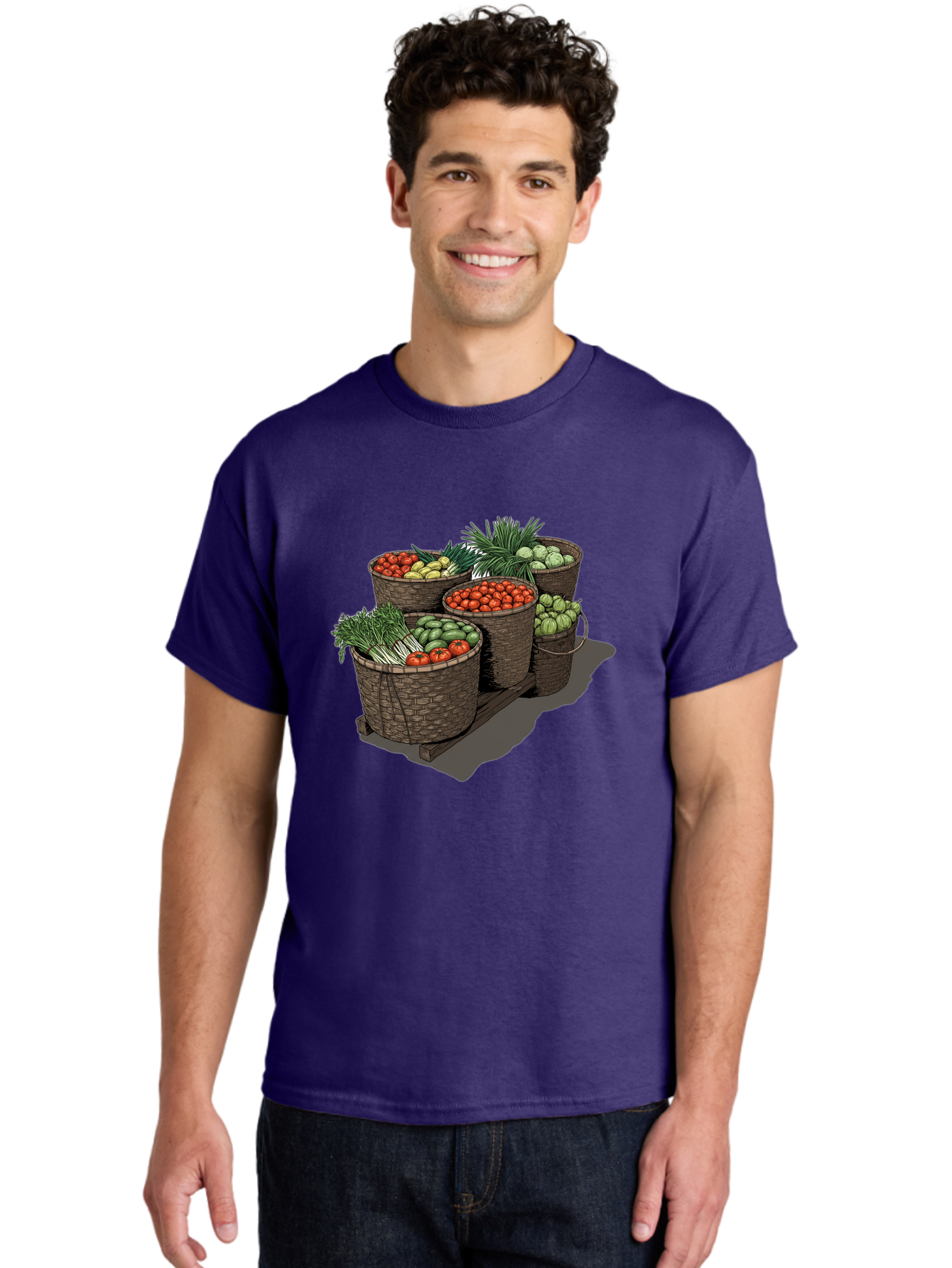 Vegetable-Baskets-2 Men'S Graphic Tee, 100% Cotton, Comfortable Casual Summer Wear, Machine Washable, Vintage Camera, Old Camera, Antique Camera, Black Camera, Classic Photography, Photography Equipment, Nostalgic Device, Film Camera, Bah312 25