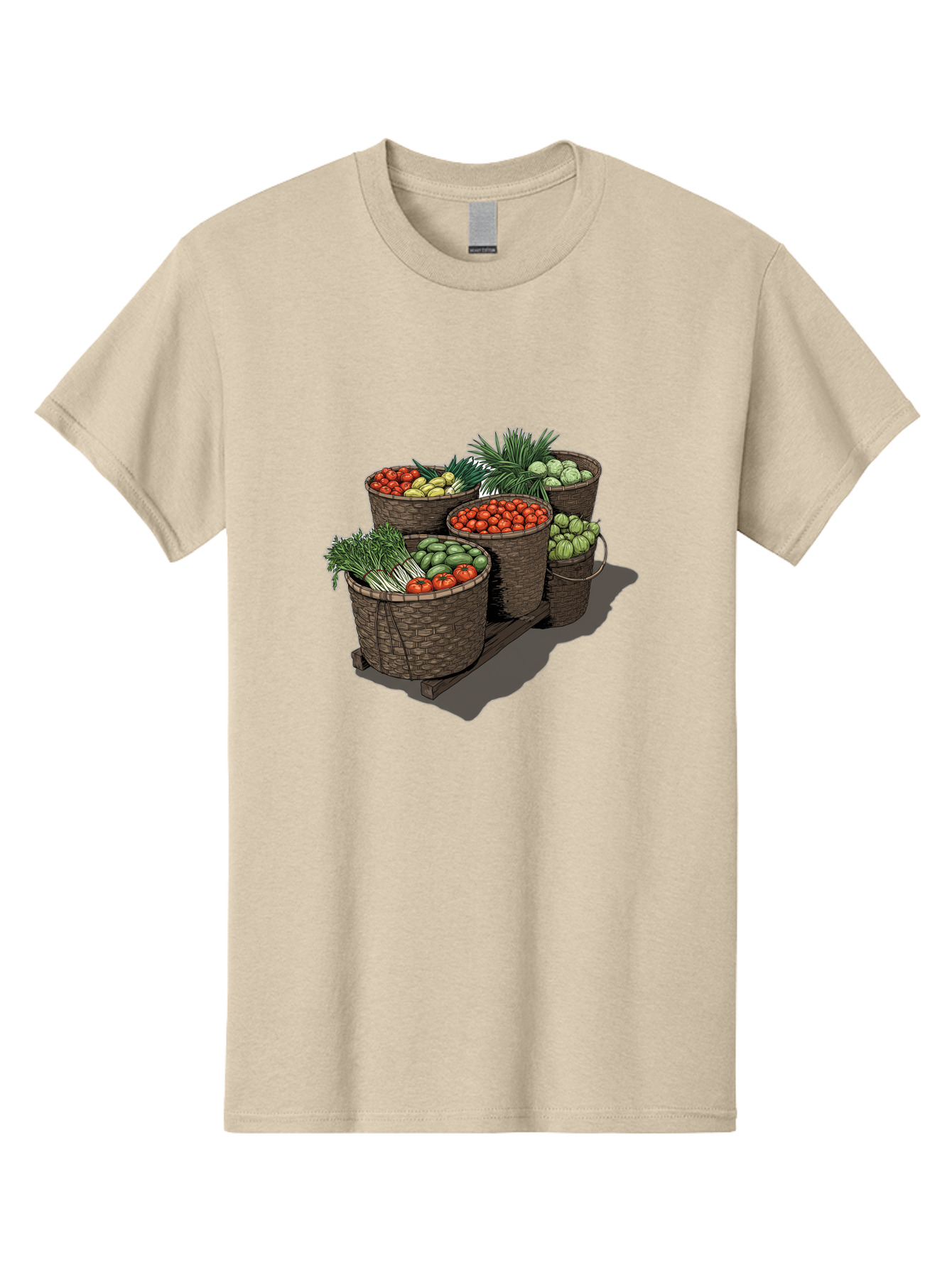 Vegetable-Baskets-2 Men'S Graphic Tee, 100% Cotton, Comfortable Casual Summer Wear, Machine Washable, Vintage Camera, Old Camera, Antique Camera, Black Camera, Classic Photography, Photography Equipment, Nostalgic Device, Film Camera, Bah312 4
