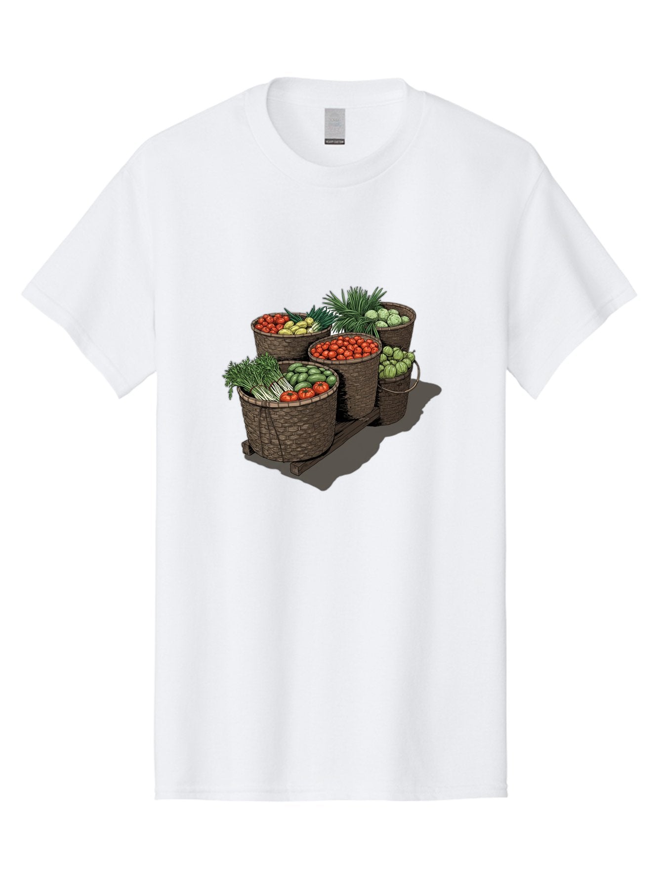 Vegetable-Baskets-2 Men'S Graphic Tee, 100% Cotton, Comfortable Casual Summer Wear, Machine Washable, Vintage Camera, Old Camera, Antique Camera, Black Camera, Classic Photography, Photography Equipment, Nostalgic Device, Film Camera, Bah312 10