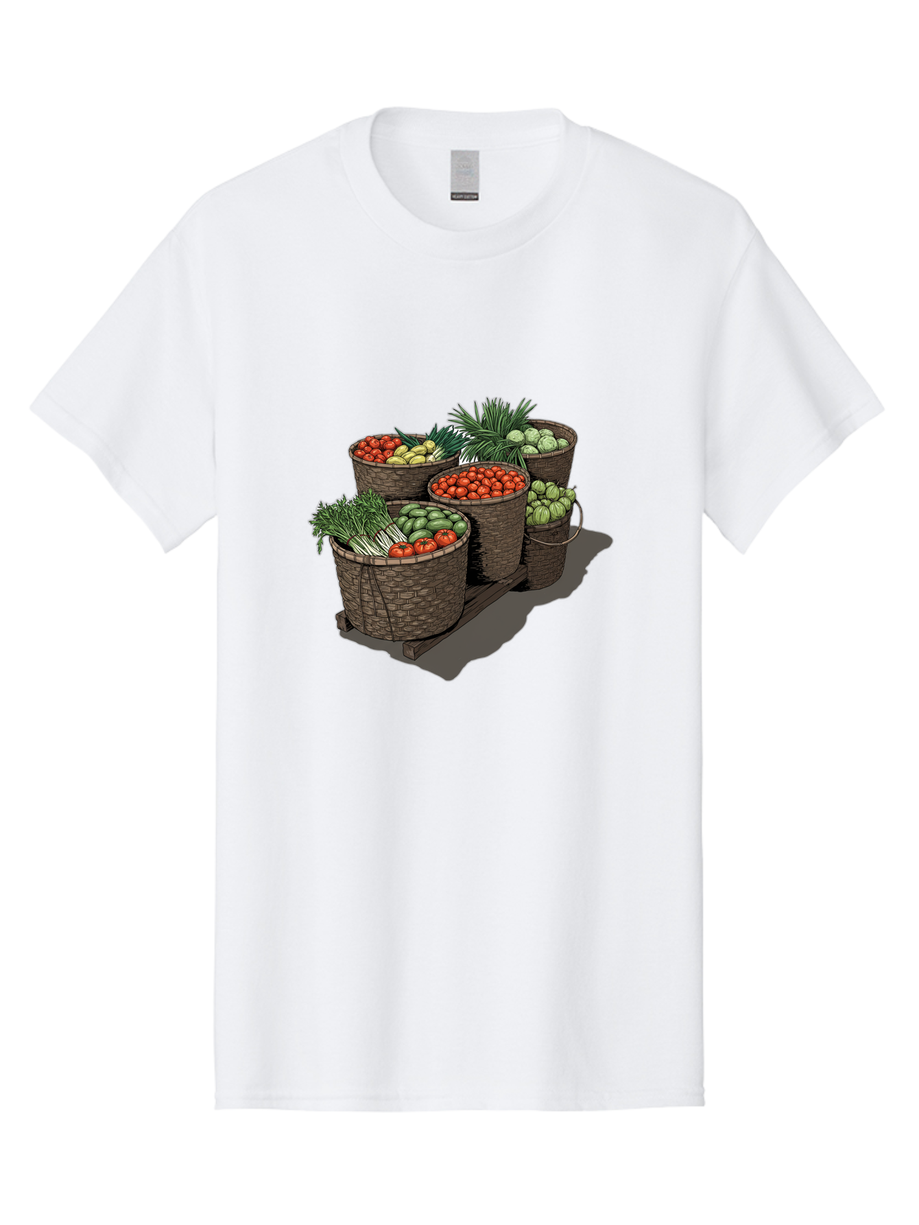 Vegetable-Baskets-2 Men'S Graphic Tee, 100% Cotton, Comfortable Casual Summer Wear, Machine Washable, Vintage Camera, Old Camera, Antique Camera, Black Camera, Classic Photography, Photography Equipment, Nostalgic Device, Film Camera, Bah312 14