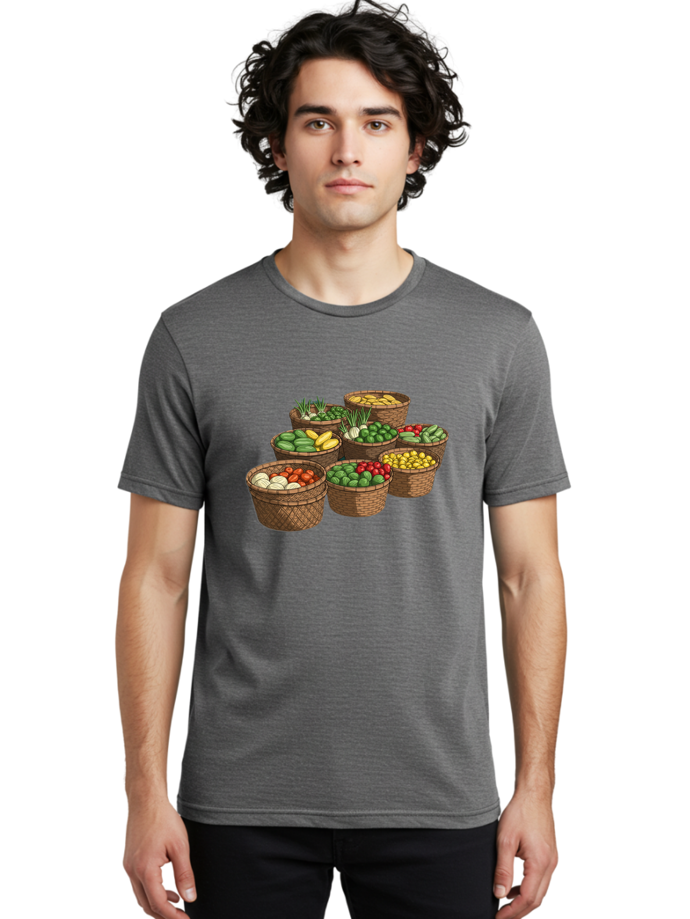 Vegetable-Baskets Men'S Graphic Tee, 100% Cotton, Comfortable Casual Summer Wear, Machine Washable, Vintage Camera, Old Camera, Antique Camera, Black Camera, Classic Photography, Photography Equipment, Nostalgic Device, Film Camera, Camera Art Bah313 27
