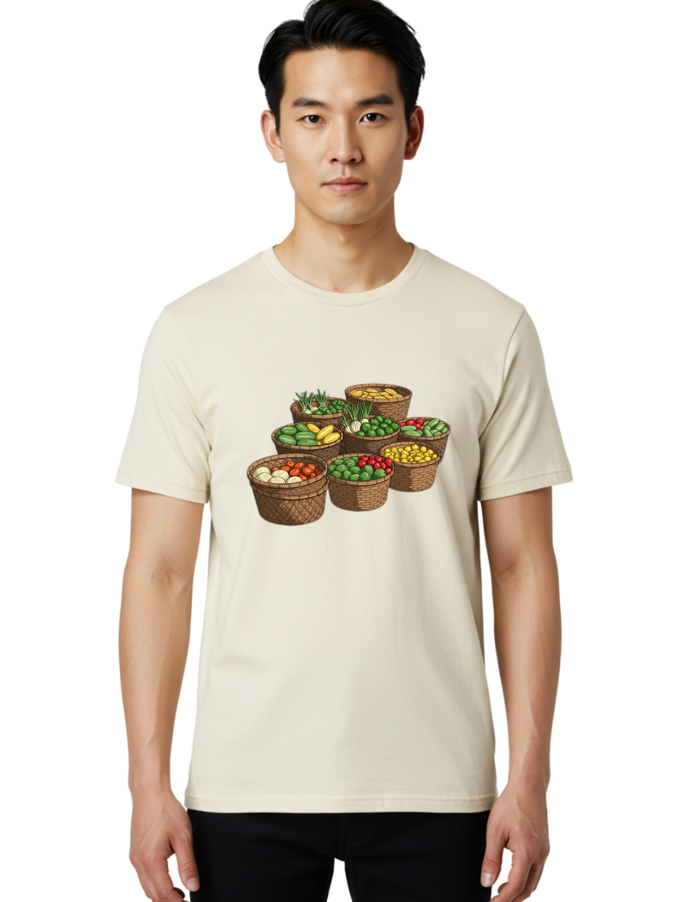 Vegetable-Baskets Men'S Graphic Tee, 100% Cotton, Comfortable Casual Summer Wear, Machine Washable, Vintage Camera, Old Camera, Antique Camera, Black Camera, Classic Photography, Photography Equipment, Nostalgic Device, Film Camera, Camera Art Bah313 20