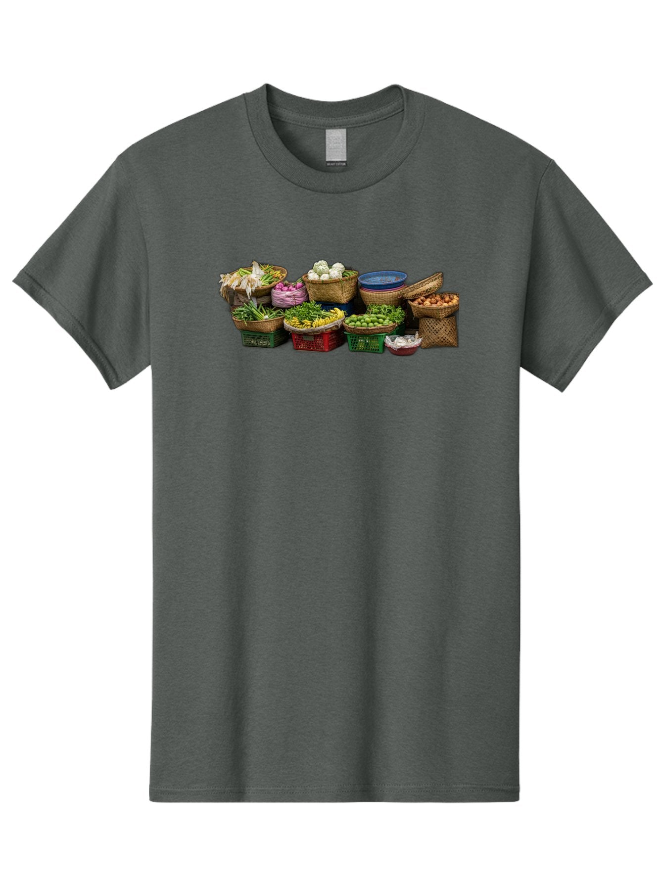 Vegetables-In-Baskets Men'S Graphic Tee, 100% Cotton, Comfortable Casual Summer Wear, Machine Washable, Vintage Camera, Old Camera, Antique Camera, Black Camera, Classic Photography, Photography Equipment, Nostalgic Device, Film Camera, Bah314 15