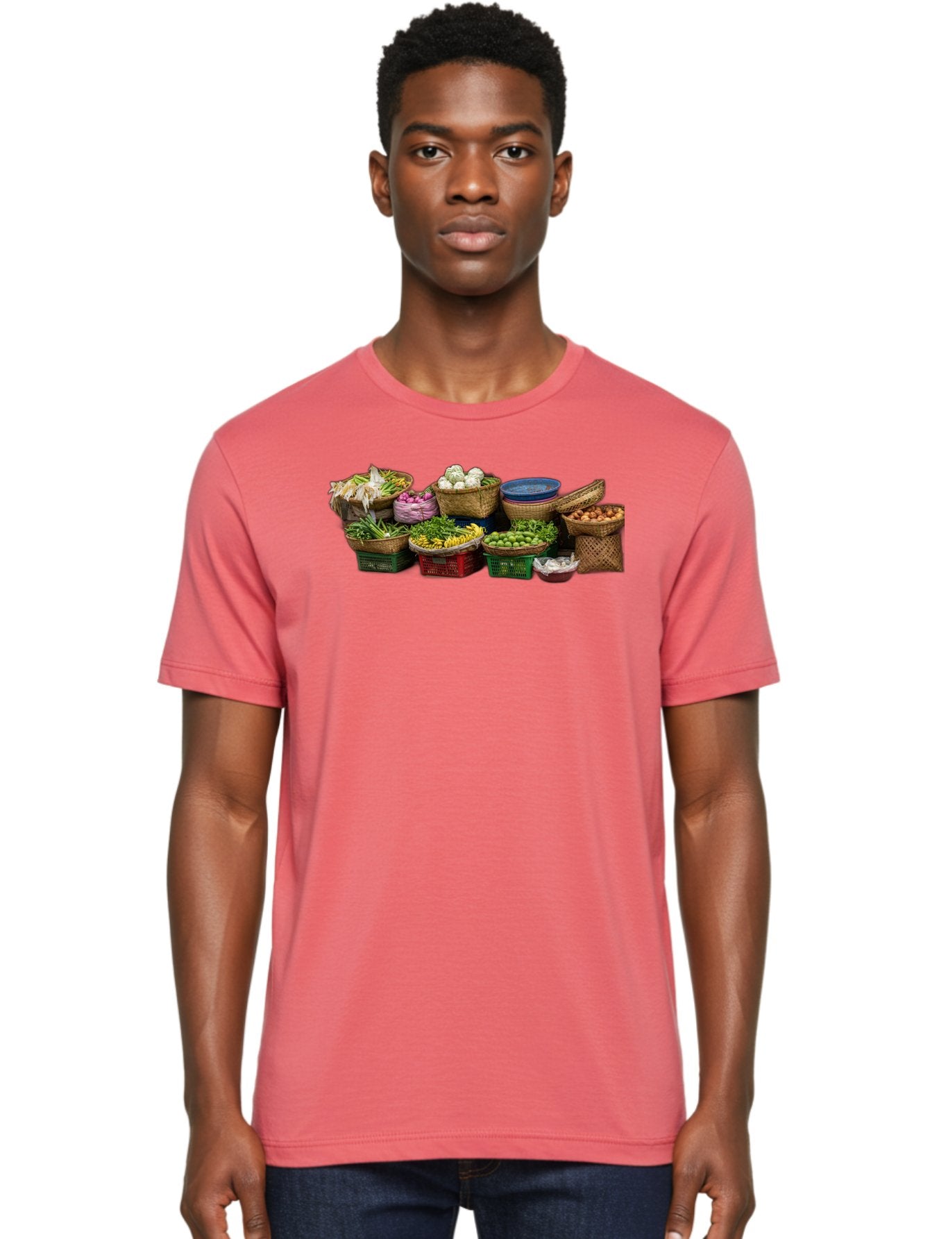 Vegetables-In-Baskets Men'S Graphic Tee, 100% Cotton, Comfortable Casual Summer Wear, Machine Washable, Vintage Camera, Old Camera, Antique Camera, Black Camera, Classic Photography, Photography Equipment, Nostalgic Device, Film Camera, Bah314 23