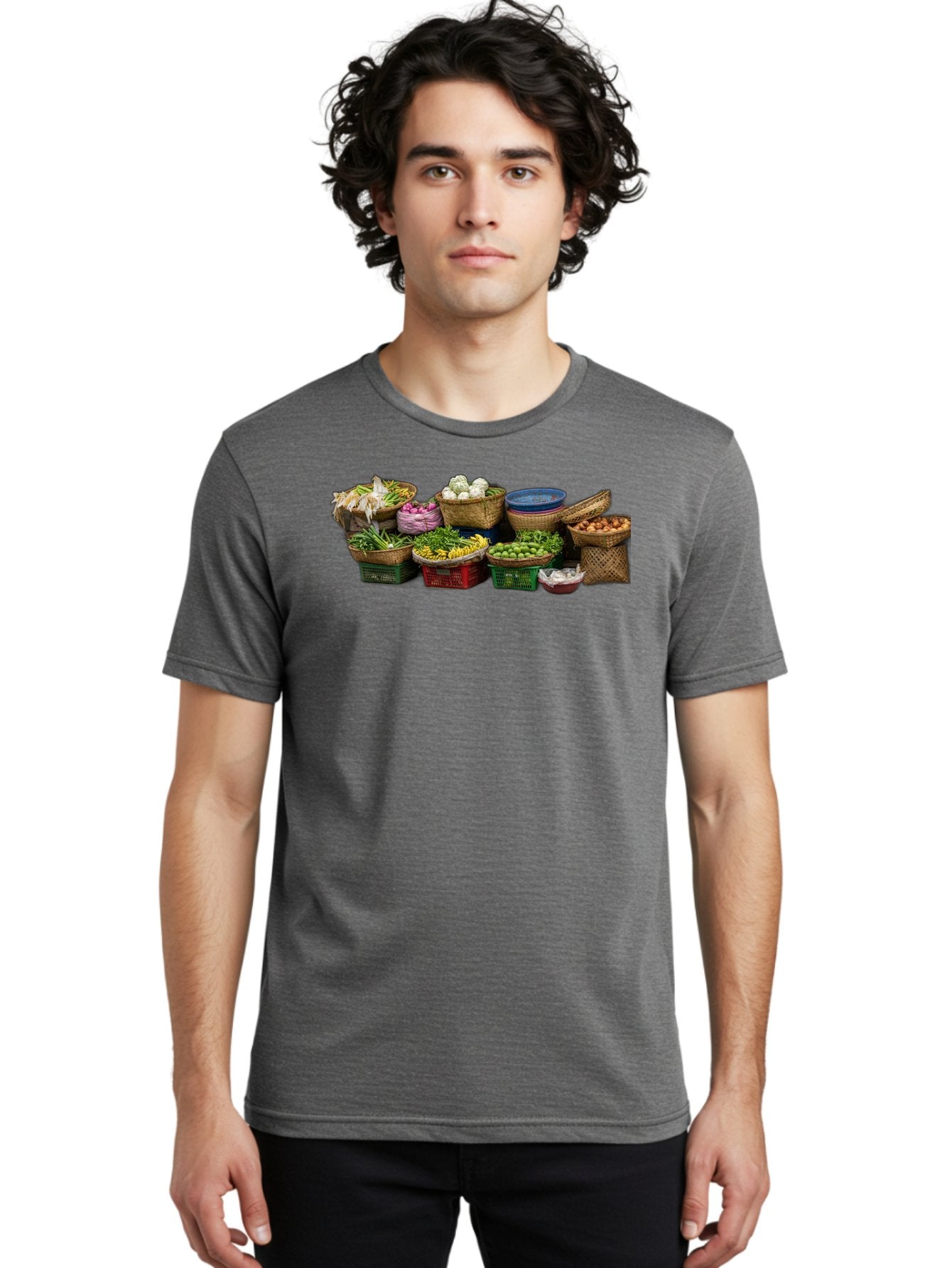 Vegetables-In-Baskets Men'S Graphic Tee, 100% Cotton, Comfortable Casual Summer Wear, Machine Washable, Vintage Camera, Old Camera, Antique Camera, Black Camera, Classic Photography, Photography Equipment, Nostalgic Device, Film Camera, Bah314 29