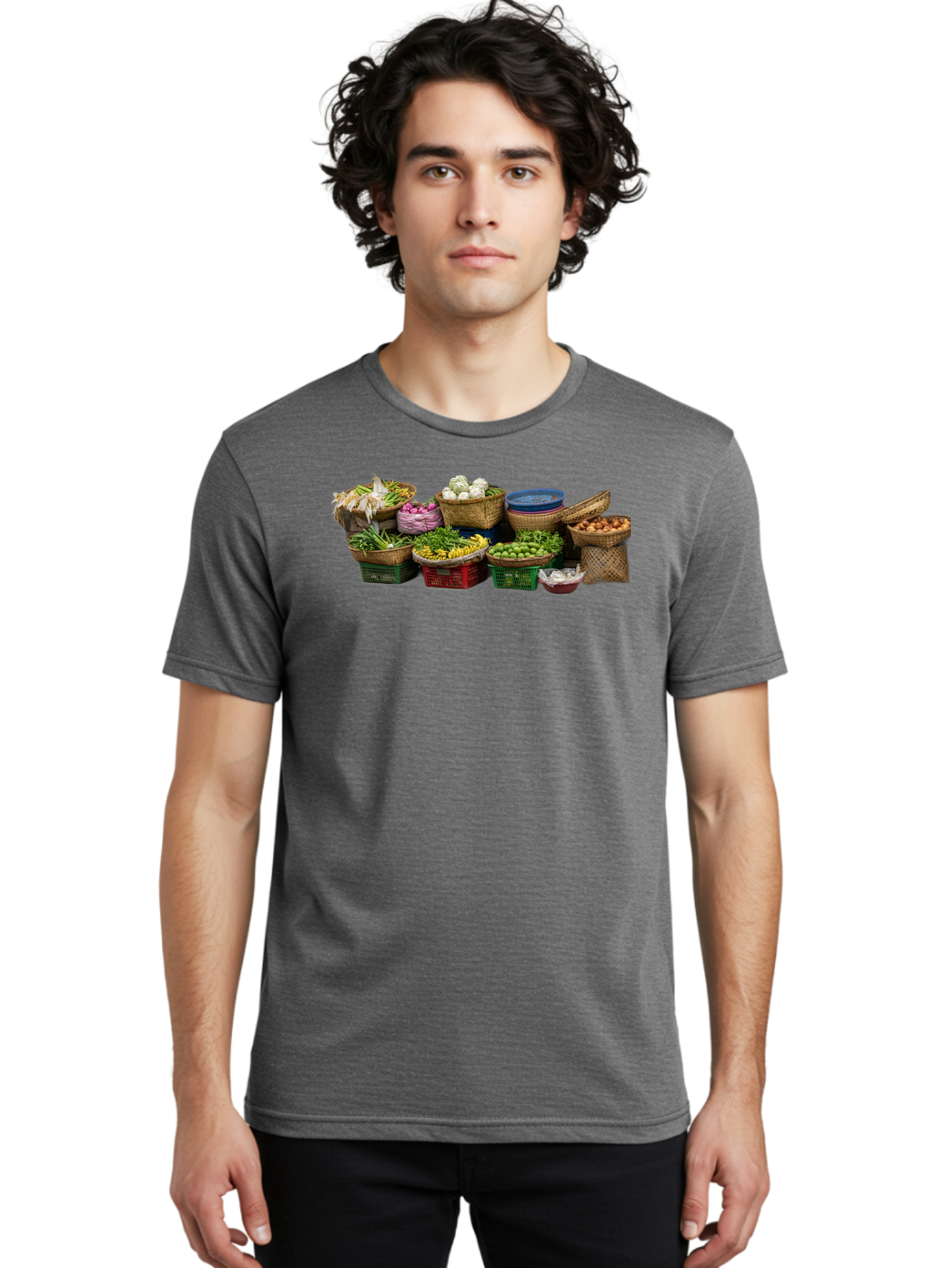 Vegetables-In-Baskets Men'S Graphic Tee, 100% Cotton, Comfortable Casual Summer Wear, Machine Washable, Vintage Camera, Old Camera, Antique Camera, Black Camera, Classic Photography, Photography Equipment, Nostalgic Device, Film Camera, Bah314 17