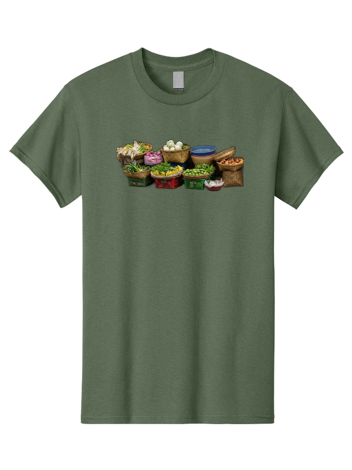 Vegetables-In-Baskets Men'S Graphic Tee, 100% Cotton, Comfortable Casual Summer Wear, Machine Washable, Vintage Camera, Old Camera, Antique Camera, Black Camera, Classic Photography, Photography Equipment, Nostalgic Device, Film Camera, Bah314