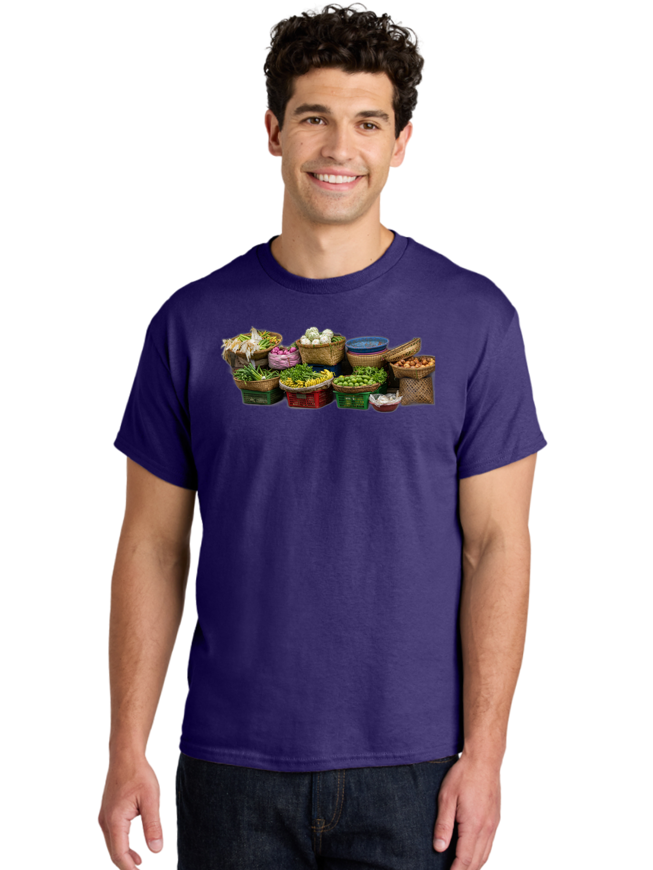 Vegetables-In-Baskets Men'S Graphic Tee, 100% Cotton, Comfortable Casual Summer Wear, Machine Washable, Vintage Camera, Old Camera, Antique Camera, Black Camera, Classic Photography, Photography Equipment, Nostalgic Device, Film Camera, Bah314 27