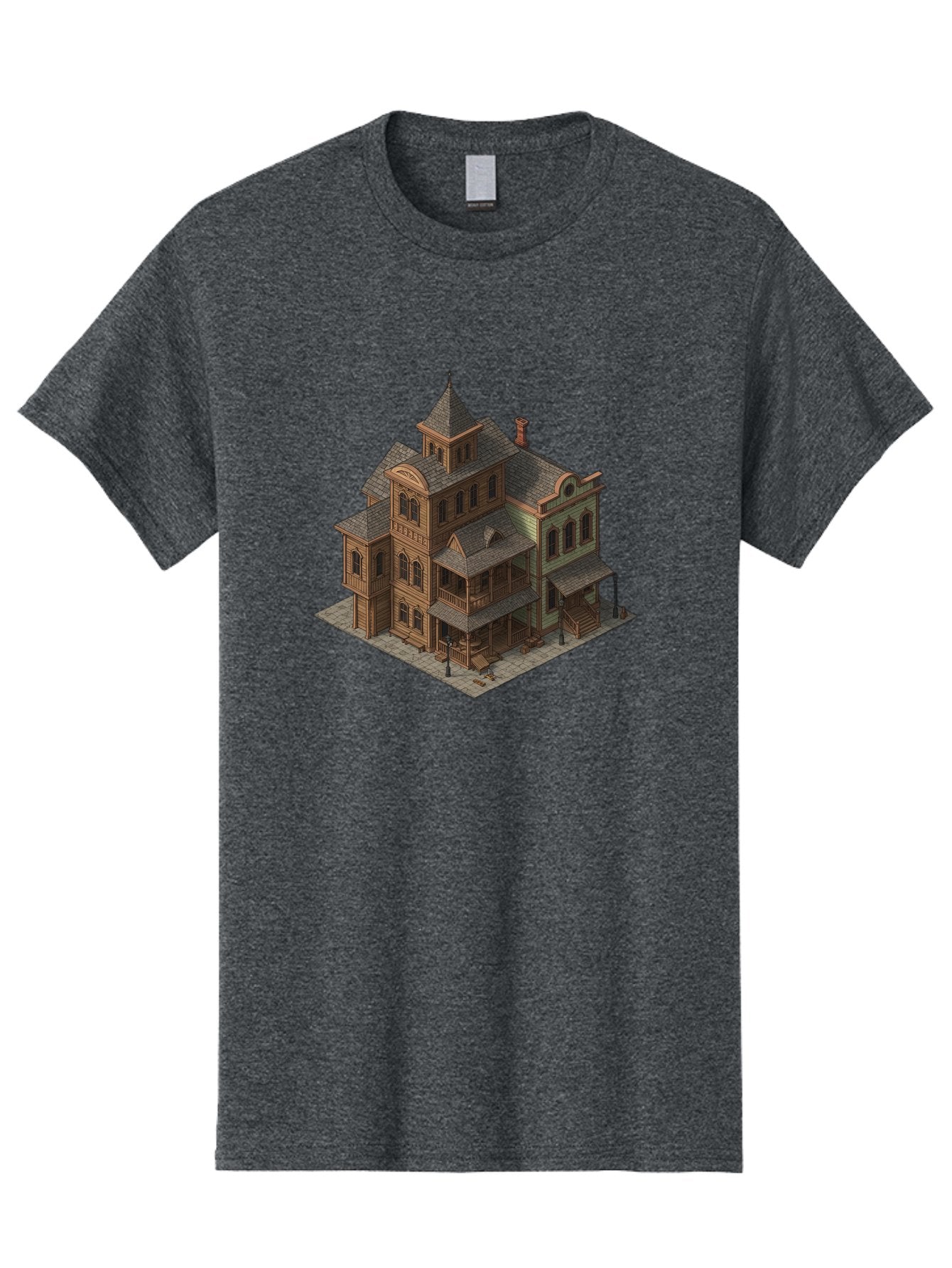 Victorian-House-1 Men'S Graphic Tee, 100% Cotton, Comfortable Casual Summer Wear, Machine Washable, Vintage Camera, Old Camera, Antique Camera, Black Camera, Classic Photography, Photography Equipment, Nostalgic Device, Film Camera, Camera Art Bah315 11
