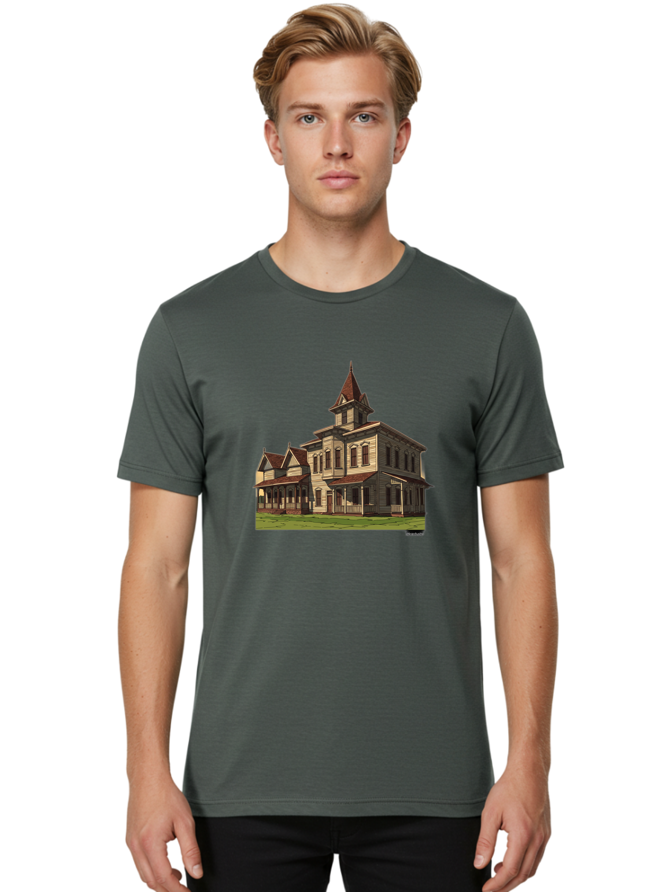 Victorian-House Men'S Graphic Tee, 100% Cotton, Comfortable Casual Summer Wear, Machine Washable, Vintage Camera, Old Camera, Antique Camera, Black Camera, Classic Photography, Photography Equipment, Nostalgic Device, Film Camera, Camera Art Bah316 27