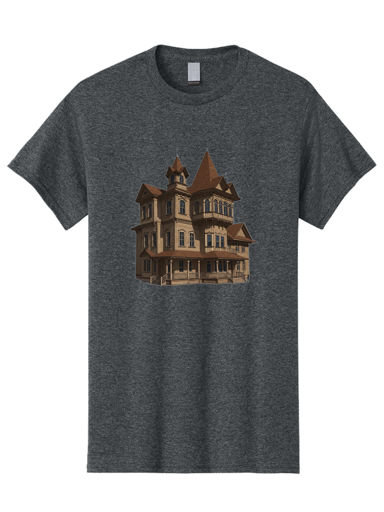Victorian-Mansion Men'S Graphic Tee, 100% Cotton, Comfortable Casual Summer Wear, Machine Washable, Vintage Camera, Old Camera, Antique Camera, Black Camera, Classic Photography, Photography Equipment, Nostalgic Device, Film Camera, Camera Art Bah318 15