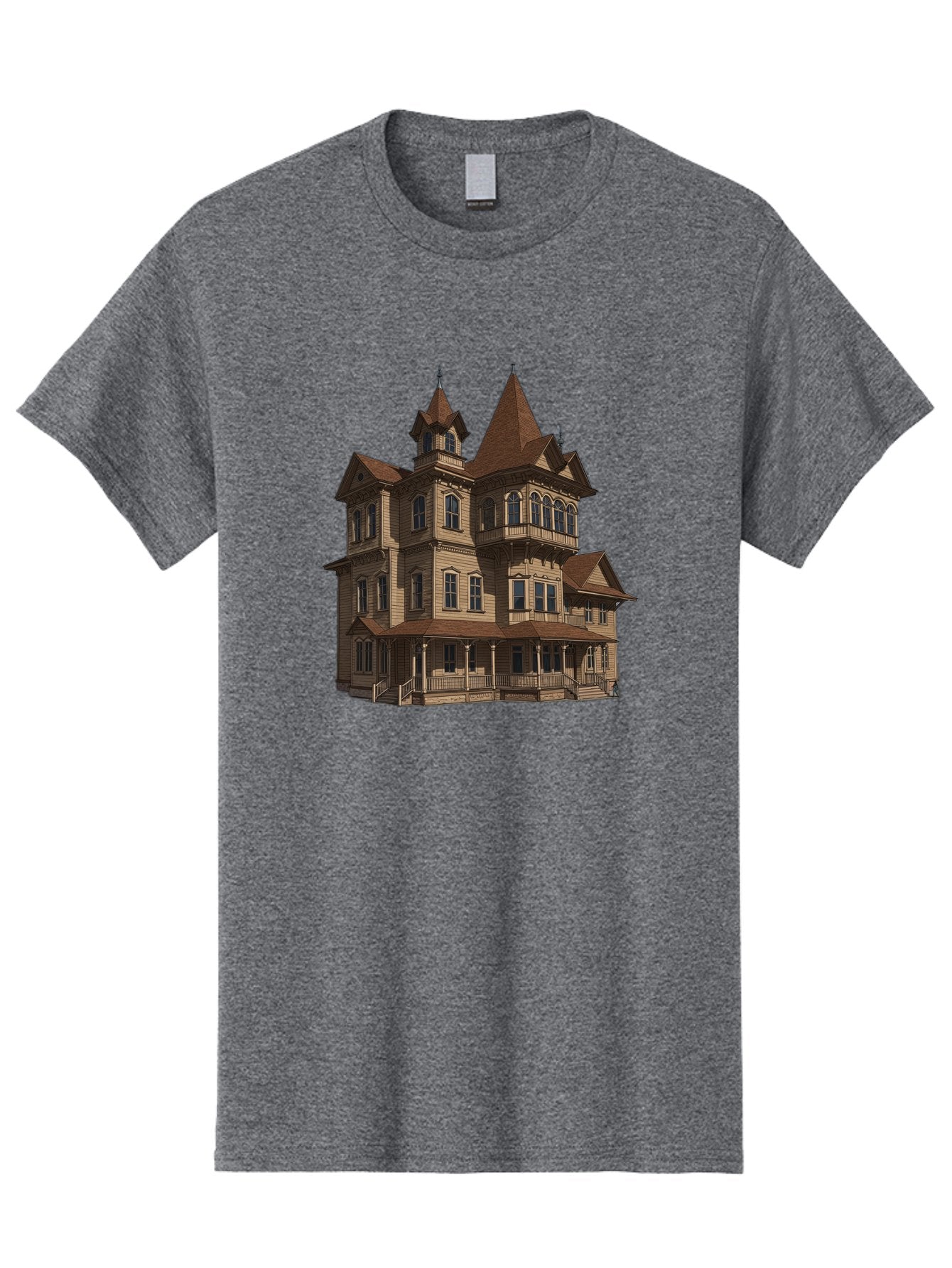 Victorian-Mansion Men'S Graphic Tee, 100% Cotton, Comfortable Casual Summer Wear, Machine Washable, Vintage Camera, Old Camera, Antique Camera, Black Camera, Classic Photography, Photography Equipment, Nostalgic Device, Film Camera, Camera Art Bah318 9