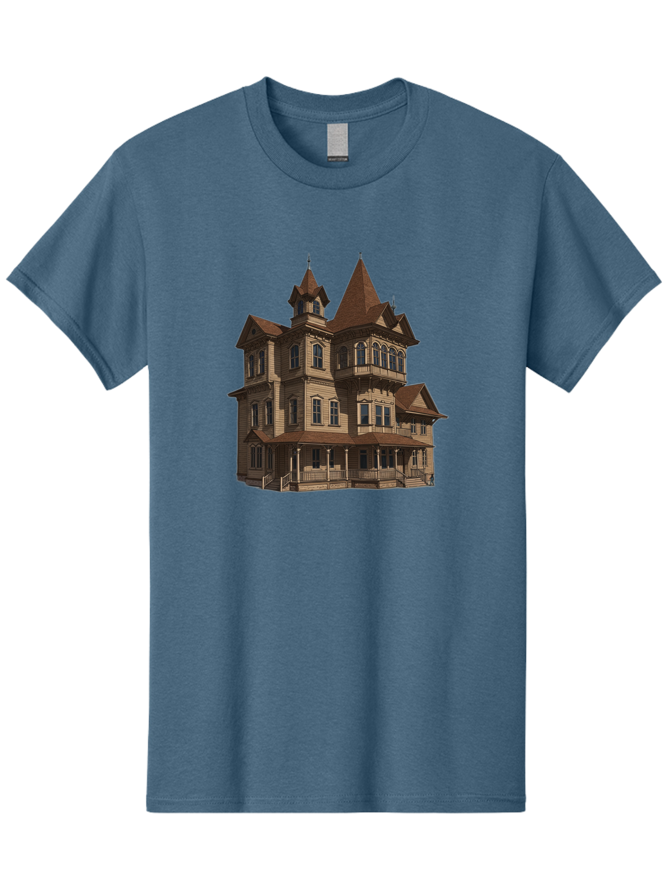 Victorian-Mansion Men'S Graphic Tee, 100% Cotton, Comfortable Casual Summer Wear, Machine Washable, Vintage Camera, Old Camera, Antique Camera, Black Camera, Classic Photography, Photography Equipment, Nostalgic Device, Film Camera, Camera Art Bah318 12