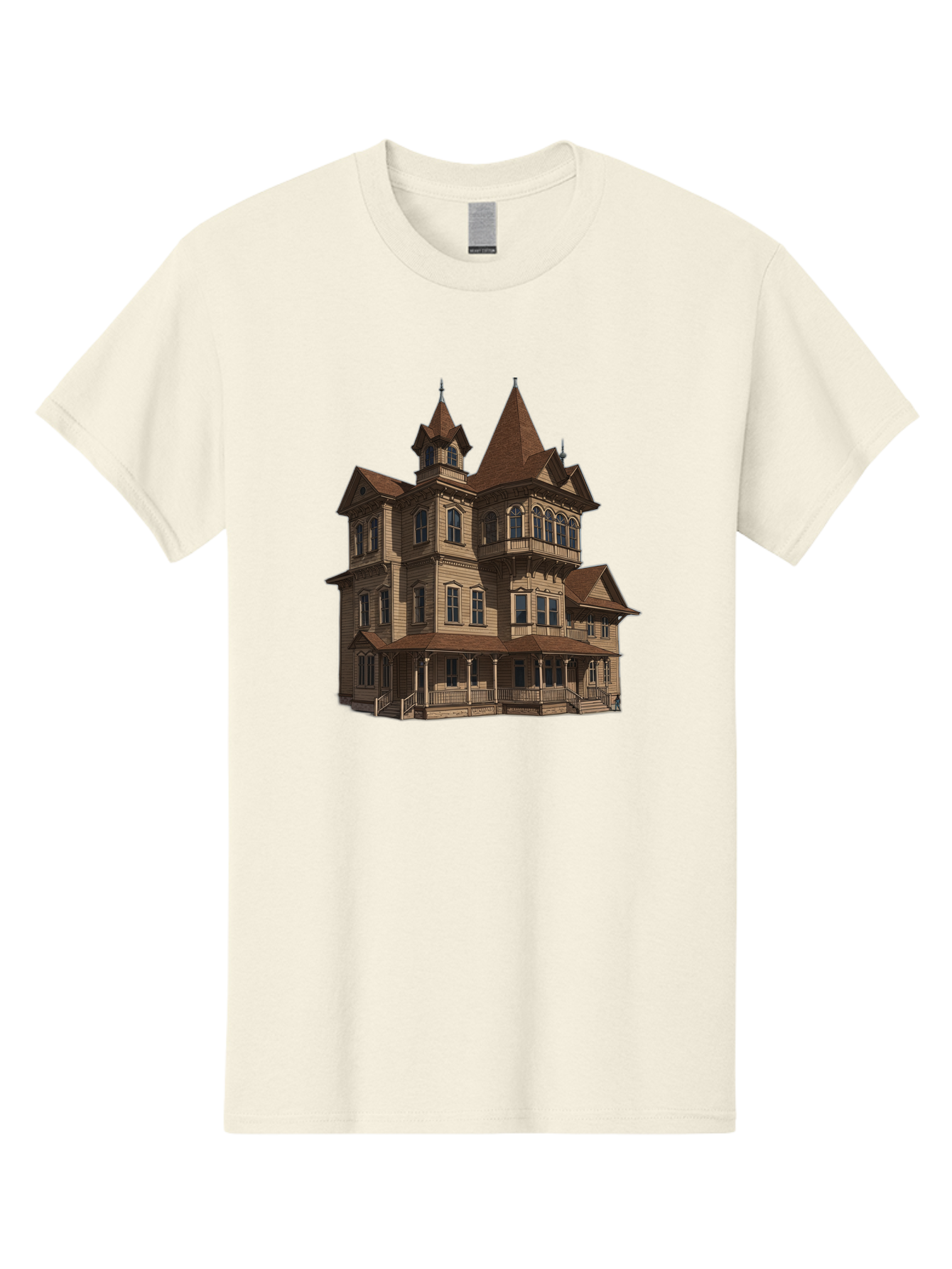 Victorian-Mansion Men'S Graphic Tee, 100% Cotton, Comfortable Casual Summer Wear, Machine Washable, Vintage Camera, Old Camera, Antique Camera, Black Camera, Classic Photography, Photography Equipment, Nostalgic Device, Film Camera, Camera Art Bah318 4