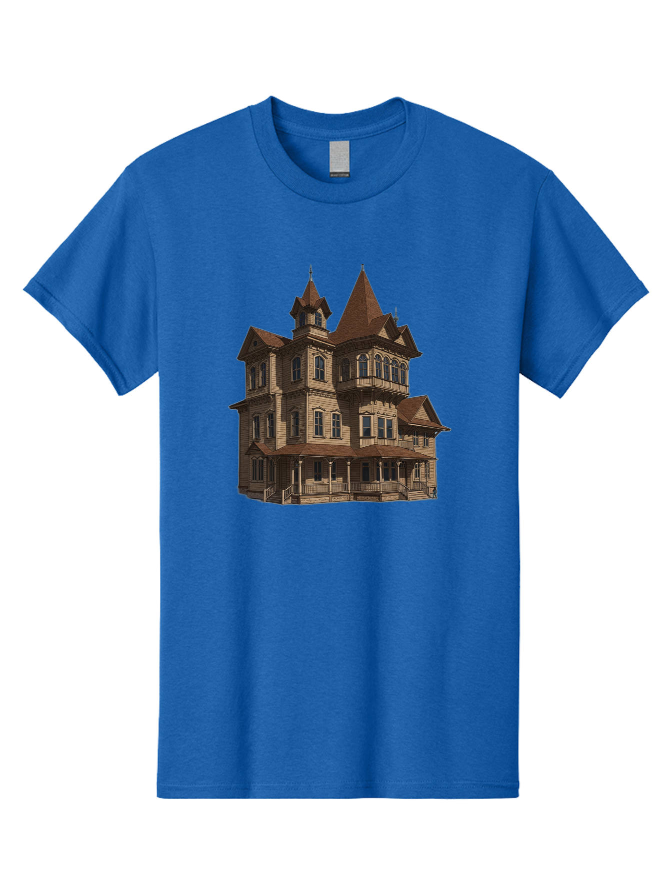 Victorian-Mansion Men'S Graphic Tee, 100% Cotton, Comfortable Casual Summer Wear, Machine Washable, Vintage Camera, Old Camera, Antique Camera, Black Camera, Classic Photography, Photography Equipment, Nostalgic Device, Film Camera, Camera Art Bah318 3