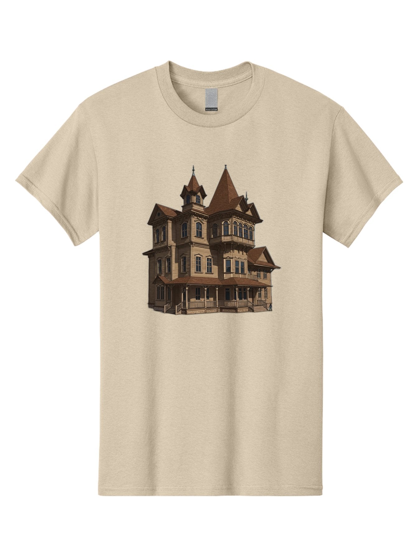 Victorian-Mansion Men'S Graphic Tee, 100% Cotton, Comfortable Casual Summer Wear, Machine Washable, Vintage Camera, Old Camera, Antique Camera, Black Camera, Classic Photography, Photography Equipment, Nostalgic Device, Film Camera, Camera Art Bah318 6