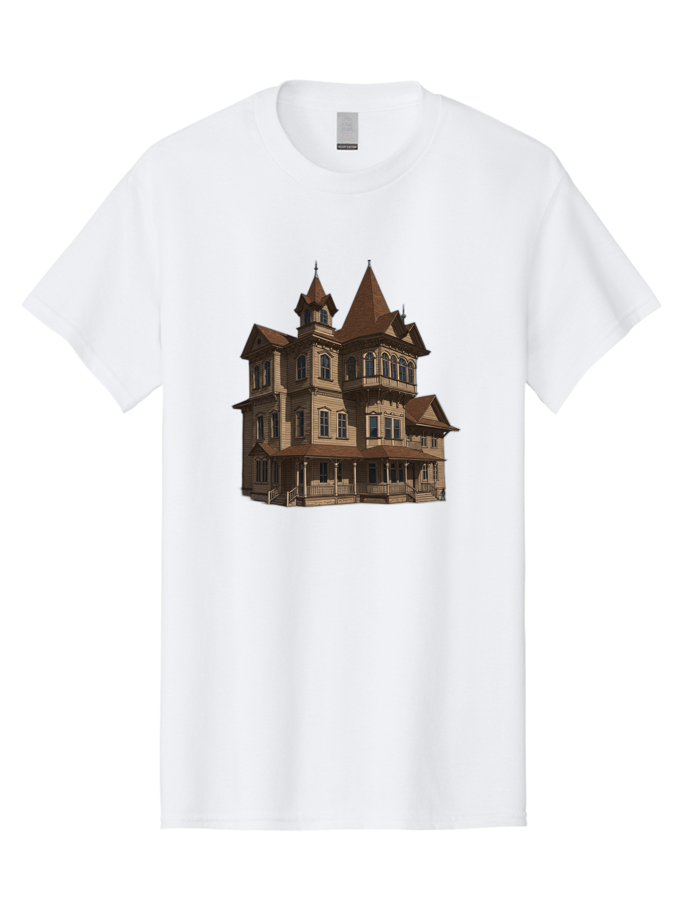Victorian-Mansion Men'S Graphic Tee, 100% Cotton, Comfortable Casual Summer Wear, Machine Washable, Vintage Camera, Old Camera, Antique Camera, Black Camera, Classic Photography, Photography Equipment, Nostalgic Device, Film Camera, Camera Art Bah318 14