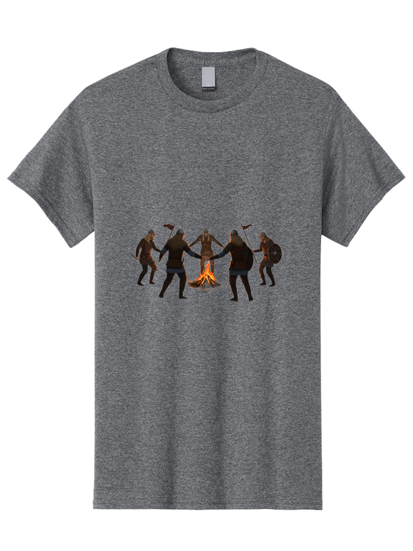 Viking-Circle-Dance Men'S Graphic Tee, 100% Cotton, Comfortable Casual Summer Wear, Machine Washable, Vintage Camera, Old Camera, Antique Camera, Black Camera, Classic Photography, Photography Equipment, Nostalgic Device, Film Camera, Bah319 15