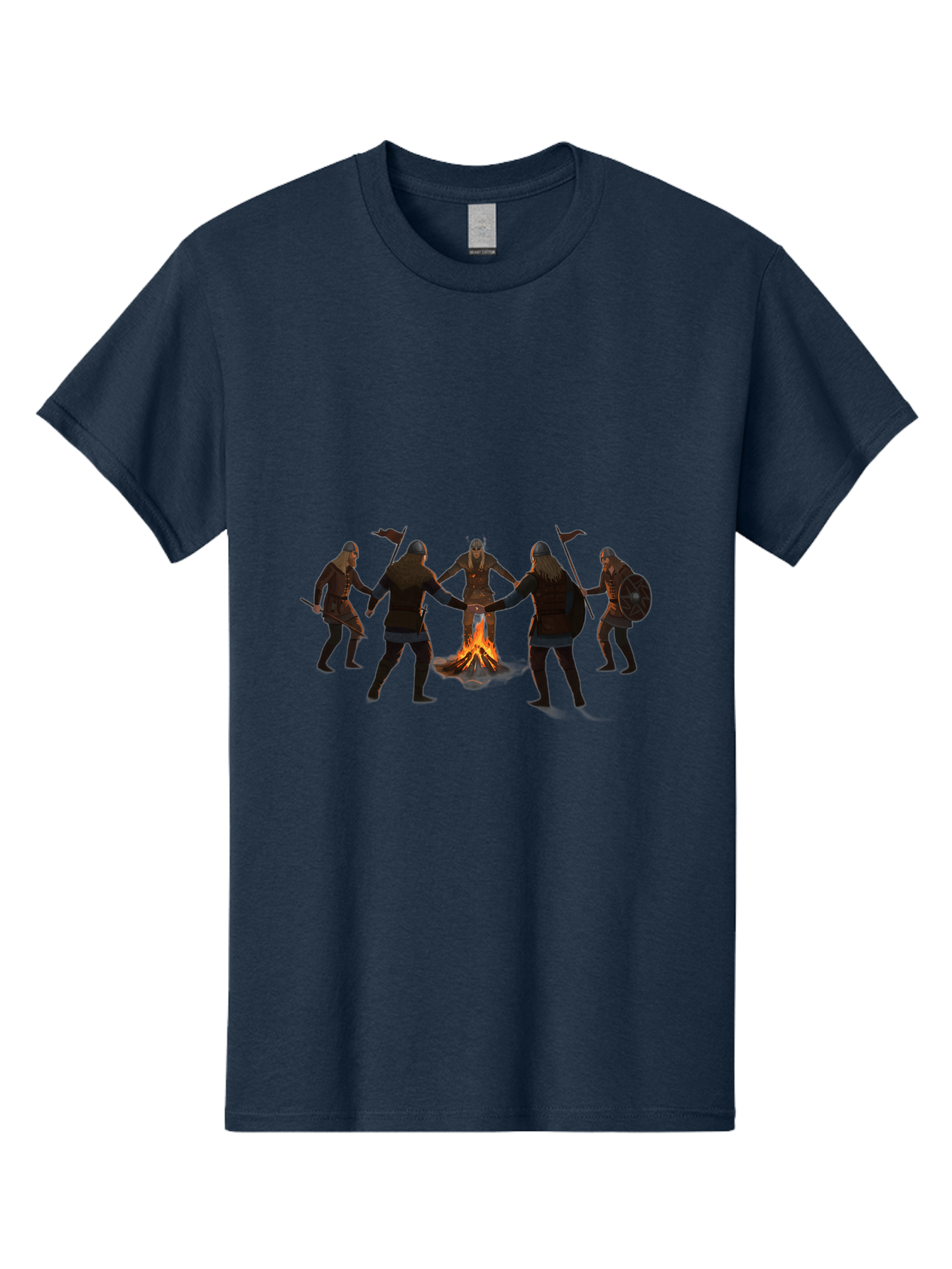 Viking-Circle-Dance Men'S Graphic Tee, 100% Cotton, Comfortable Casual Summer Wear, Machine Washable, Vintage Camera, Old Camera, Antique Camera, Black Camera, Classic Photography, Photography Equipment, Nostalgic Device, Film Camera, Bah319
