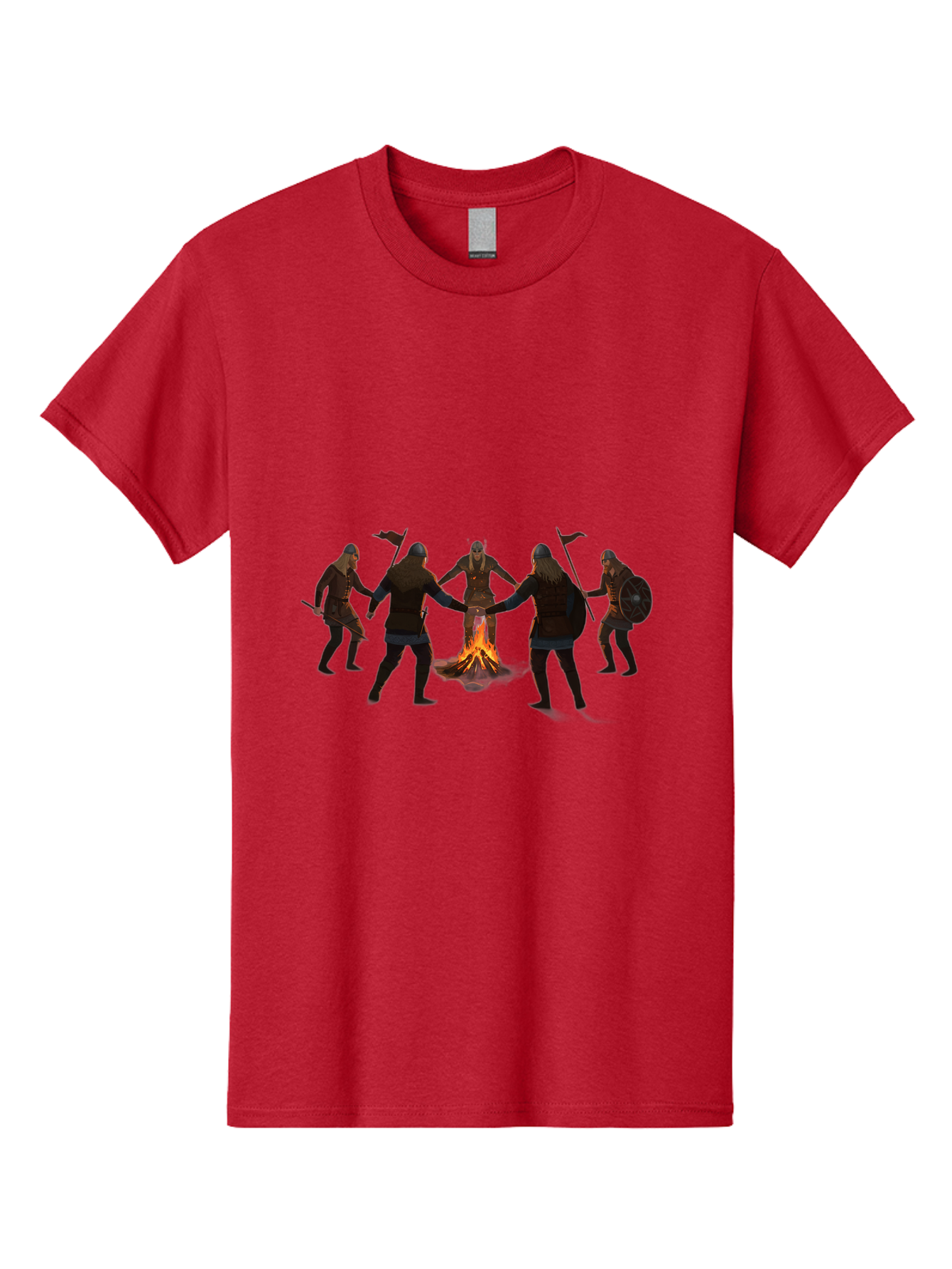 Viking-Circle-Dance Men'S Graphic Tee, 100% Cotton, Comfortable Casual Summer Wear, Machine Washable, Vintage Camera, Old Camera, Antique Camera, Black Camera, Classic Photography, Photography Equipment, Nostalgic Device, Film Camera, Bah319