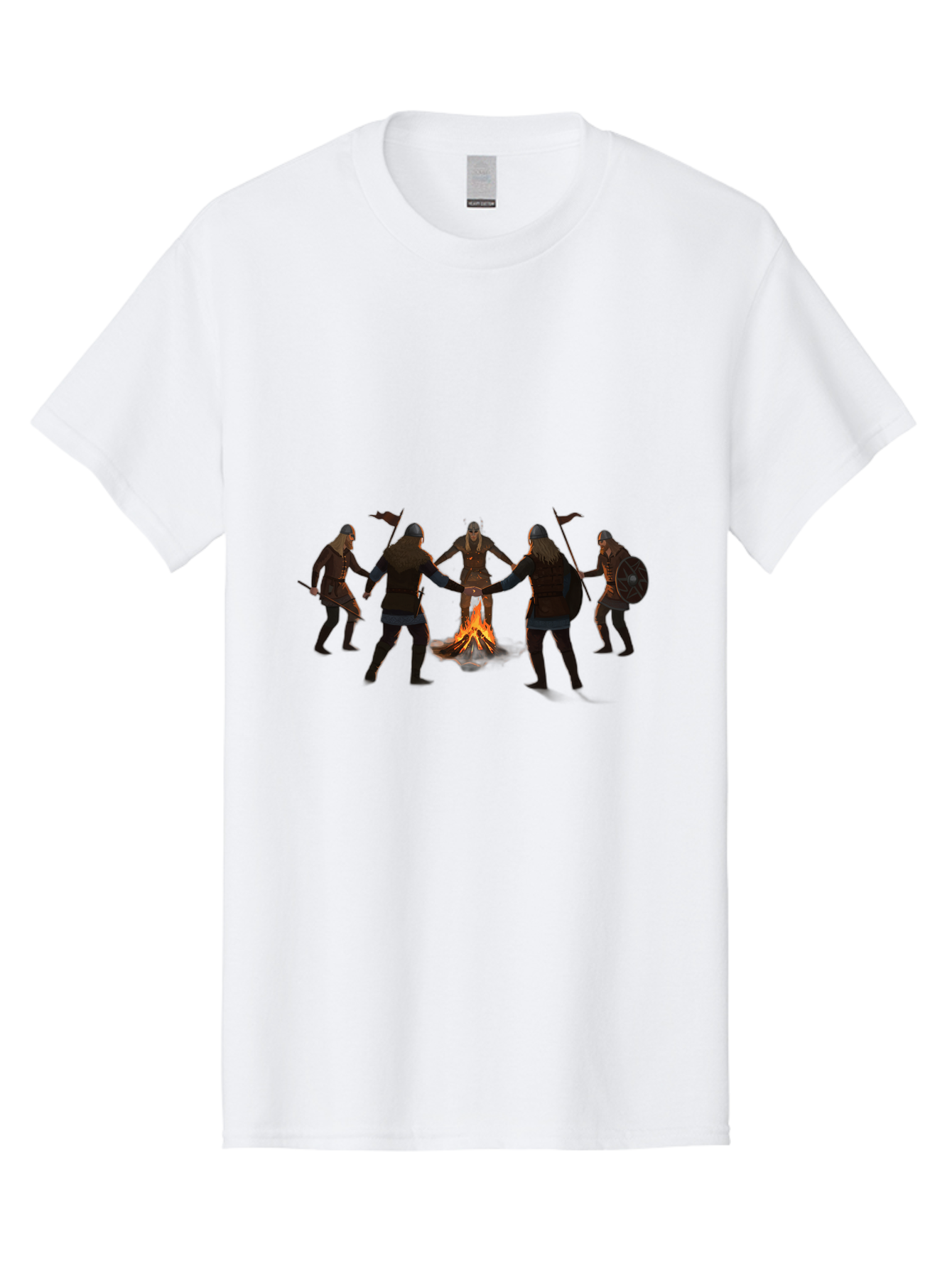 Viking-Circle-Dance Men'S Graphic Tee, 100% Cotton, Comfortable Casual Summer Wear, Machine Washable, Vintage Camera, Old Camera, Antique Camera, Black Camera, Classic Photography, Photography Equipment, Nostalgic Device, Film Camera, Bah319 3