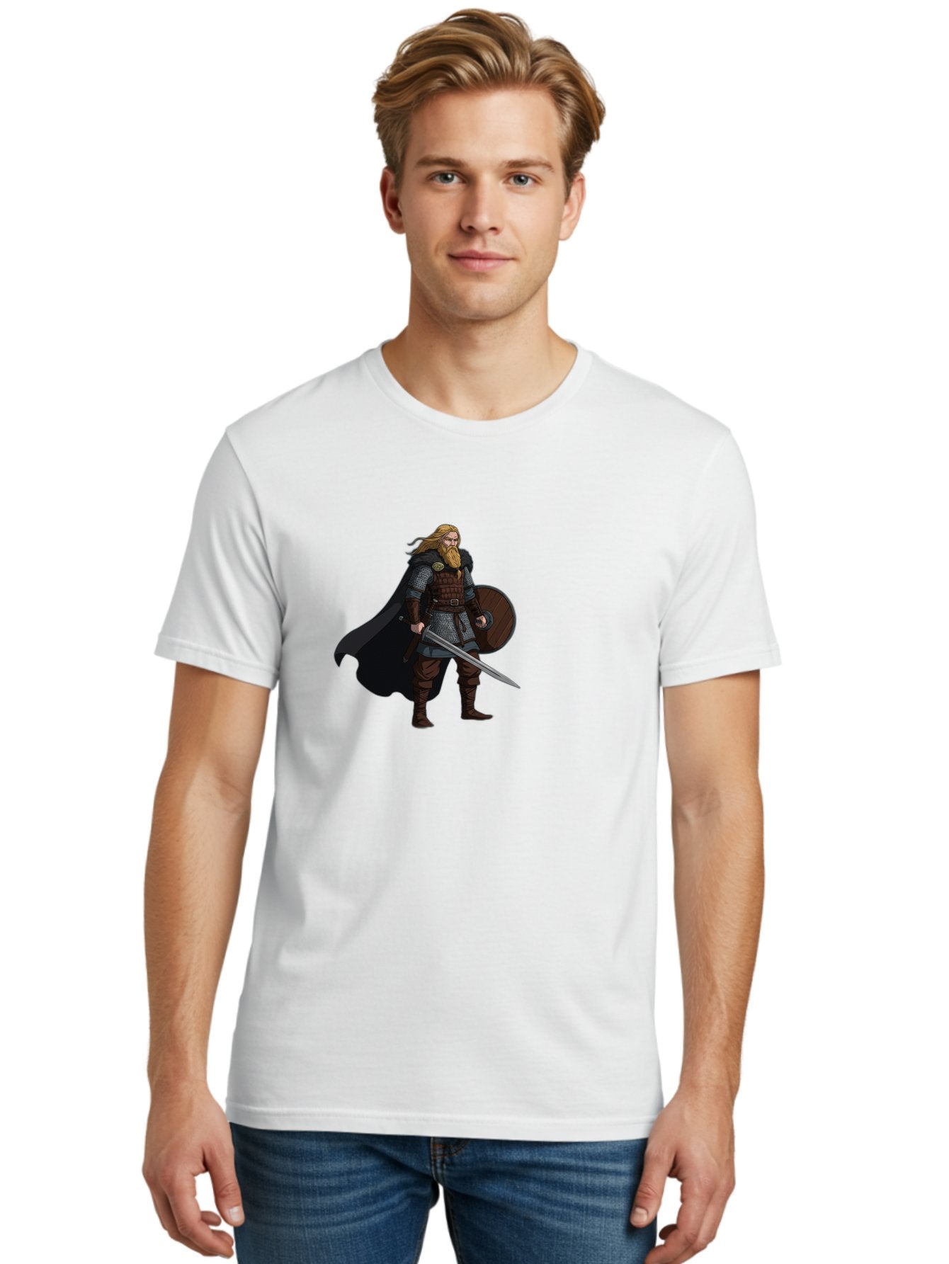 Viking-Warrior-1 Men'S Graphic Tee, 100% Cotton, Comfortable Casual Summer Wear, Machine Washable, Vintage Camera, Old Camera, Antique Camera, Black Camera, Classic Photography, Photography Equipment, Nostalgic Device, Film Camera, Camera Art Bah320 18