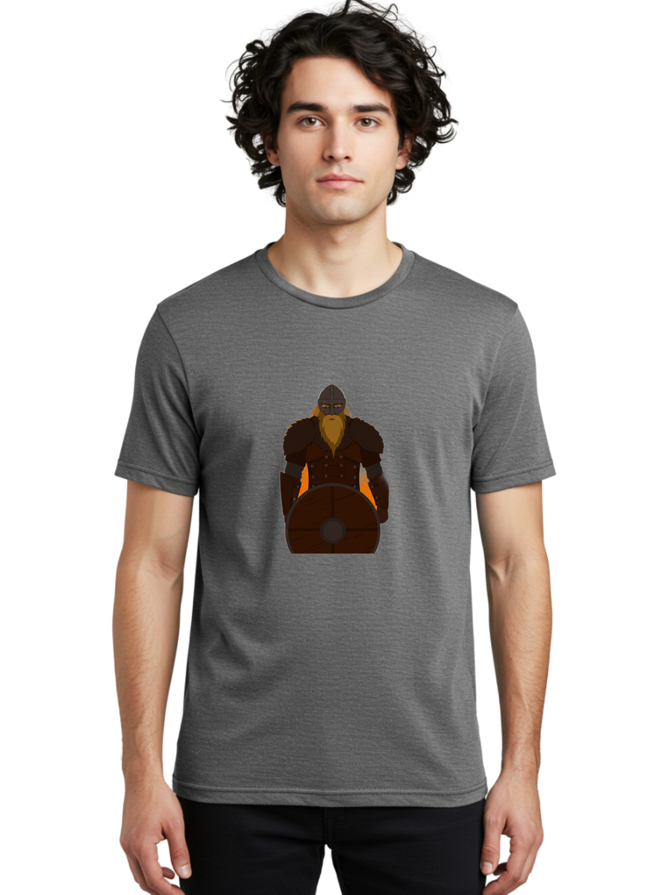 Viking-Warrior-2 Men'S Graphic Tee, 100% Cotton, Comfortable Casual Summer Wear, Machine Washable, Vintage Camera, Old Camera, Antique Camera, Black Camera, Classic Photography, Photography Equipment, Nostalgic Device, Film Camera, Camera Art Bah321 19