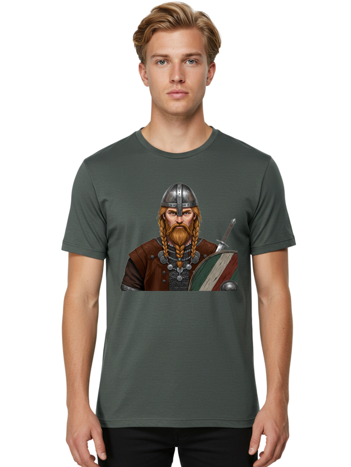 Viking-Warrior-3 Men'S Graphic Tee, 100% Cotton, Comfortable Casual Summer Wear, Machine Washable, Vintage Camera, Old Camera, Antique Camera, Black Camera, Classic Photography, Photography Equipment, Nostalgic Device, Film Camera, Camera Art Bah322 26
